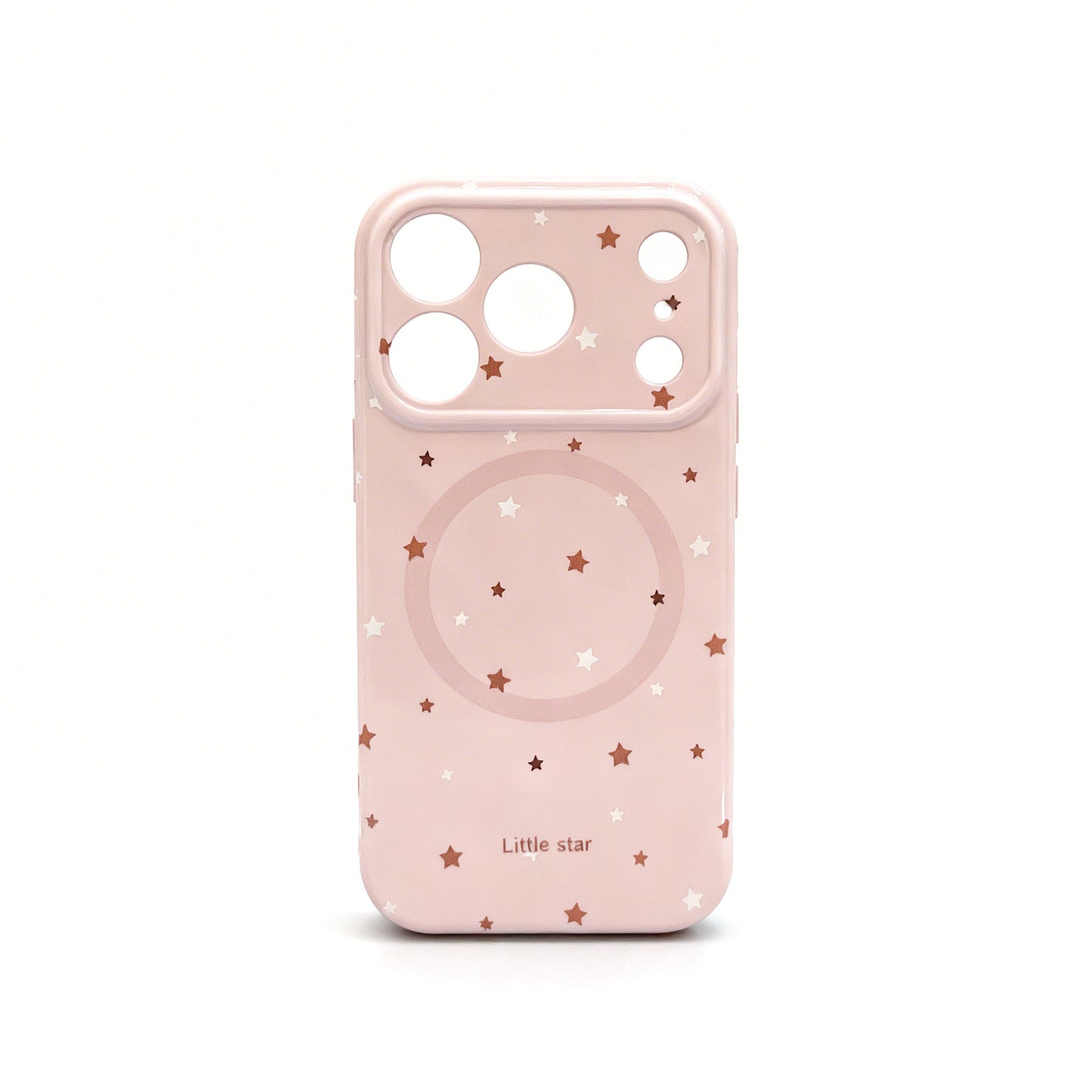 Pink Leopard Print Soft Phone Case with Stand for iPhone
