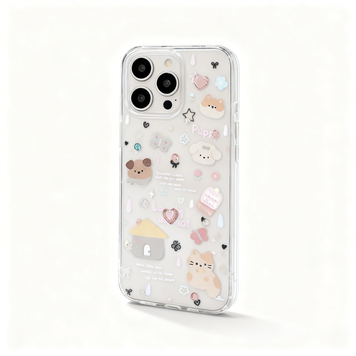 Cute Cartoon Dog Soft Phone Case for iPhone