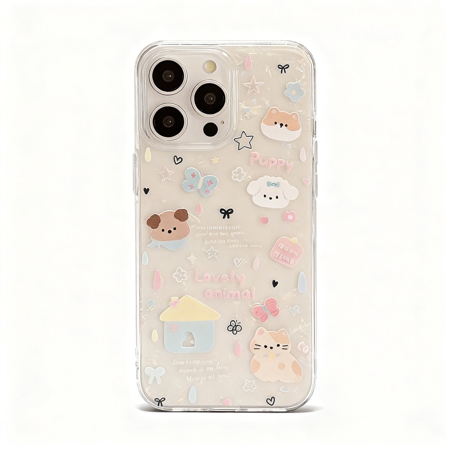 Cute Cartoon Dog Soft Phone Case for iPhone