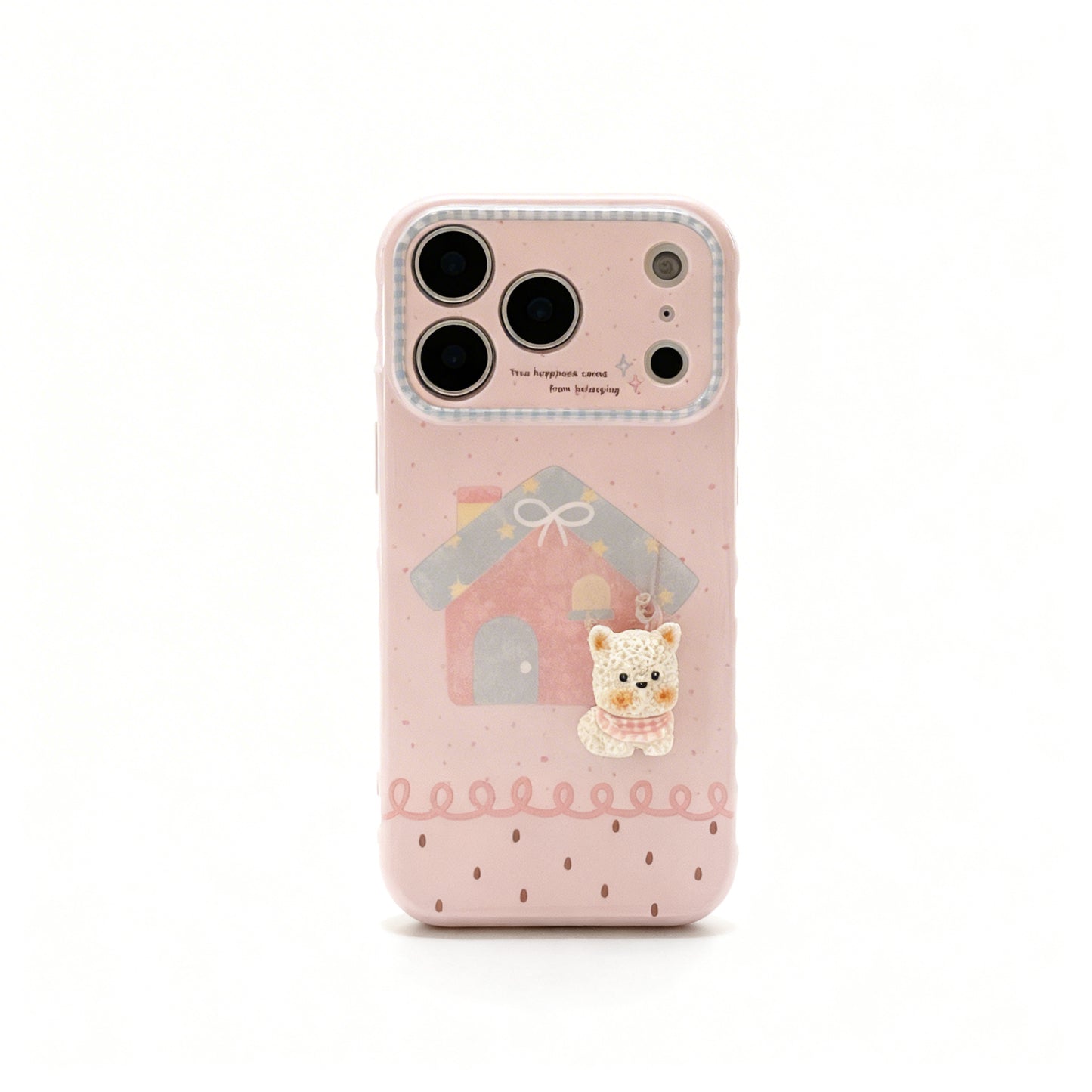 Cute 3D Dog Design Soft Phone Case for iPhone