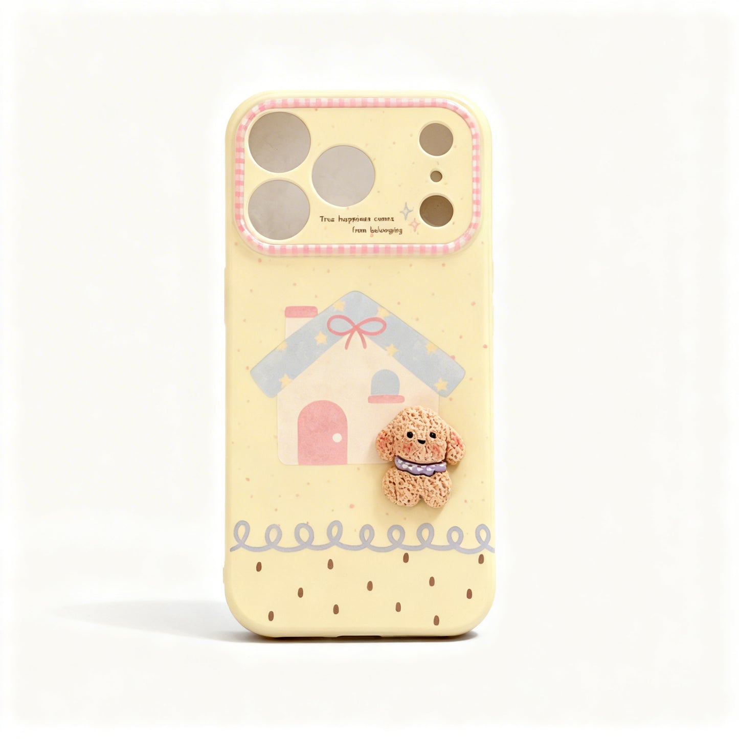 Cute 3D Dog Design Soft Phone Case for iPhone