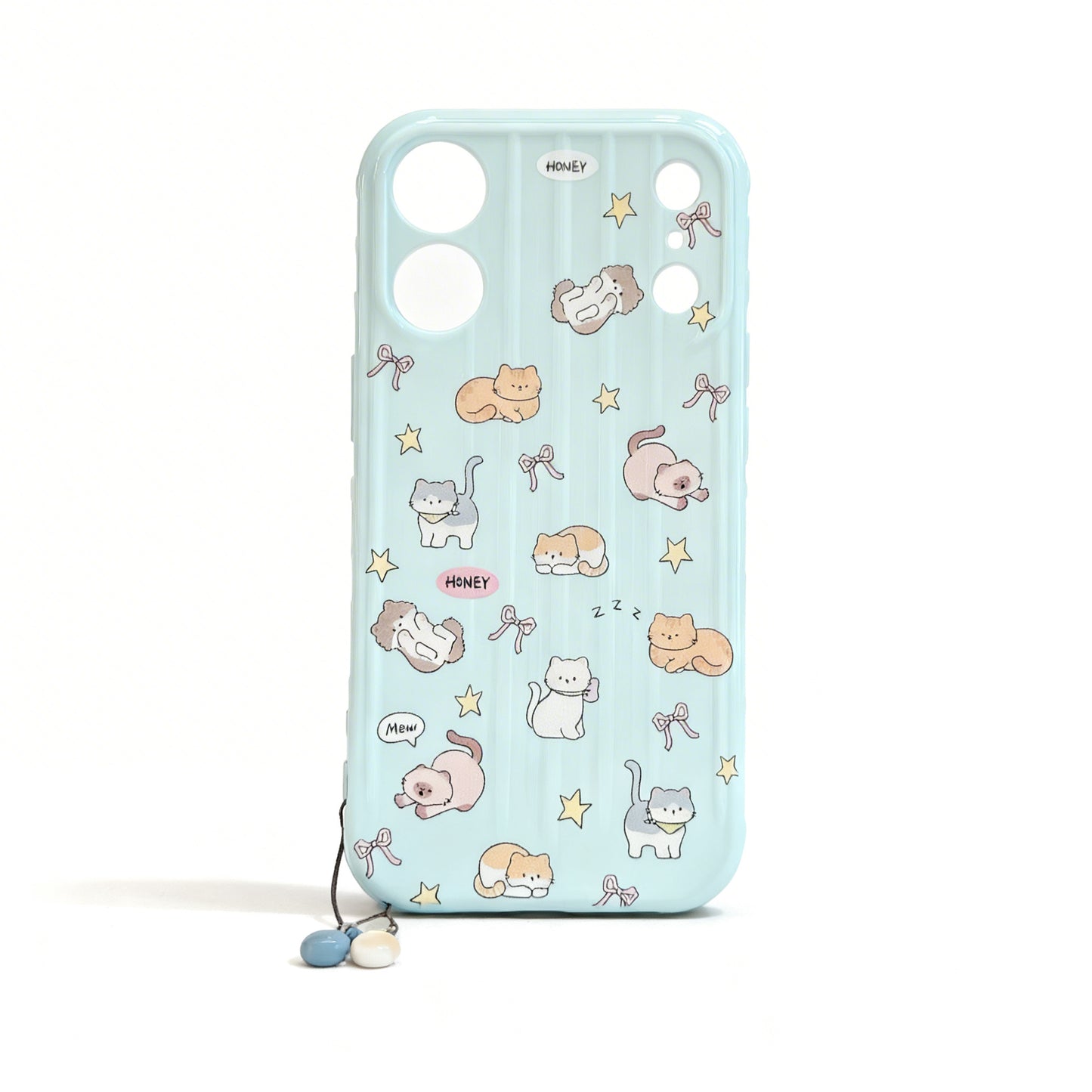 Cute Cat Planet Soft Phone Case for iPhone