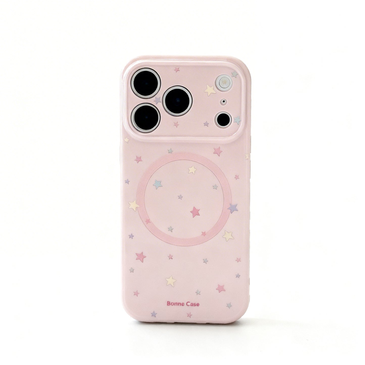 Gold Star Magnetic Stand Phone Case for iPhone