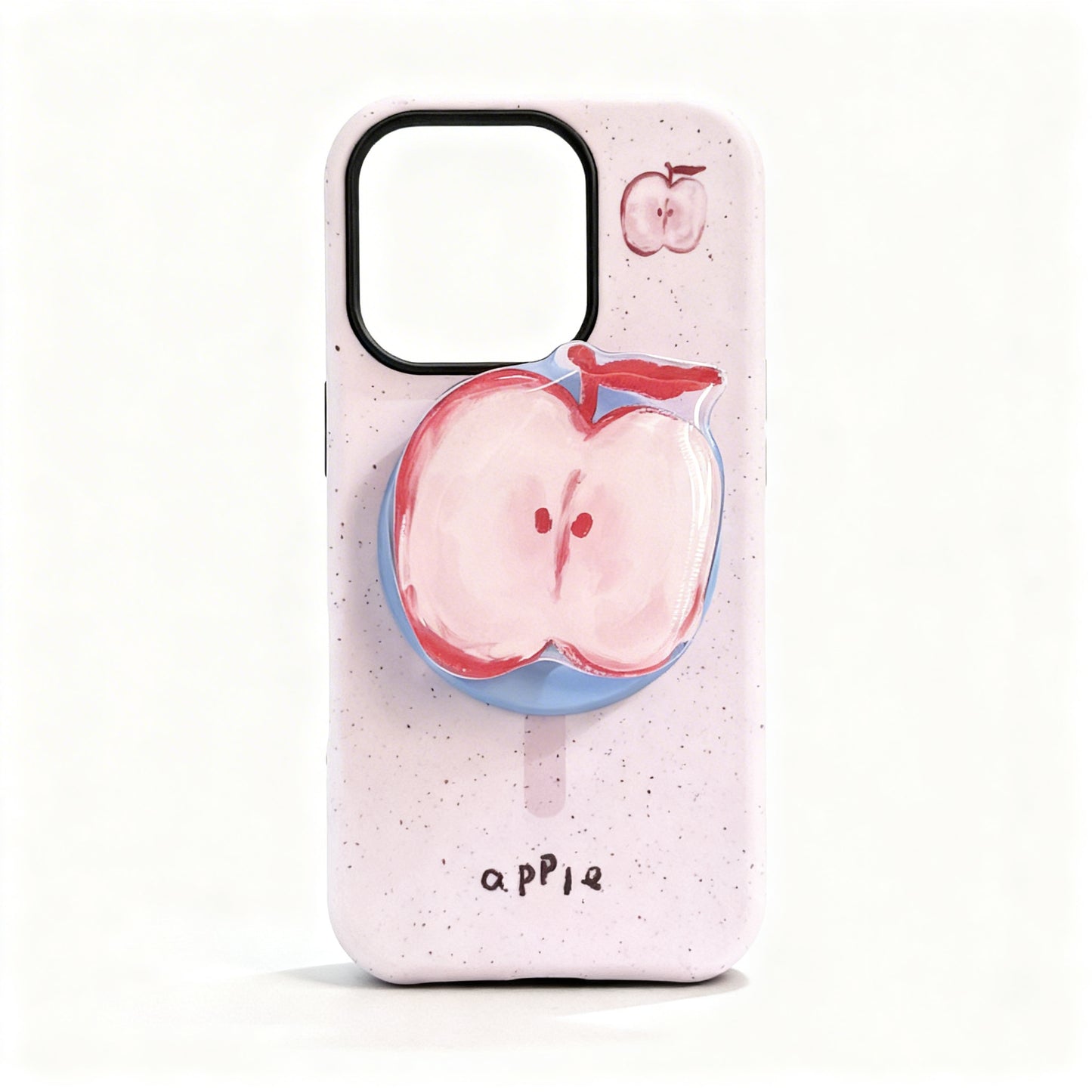 Korean Style Banana Print Magnetic Stand Phone Case for iPhone