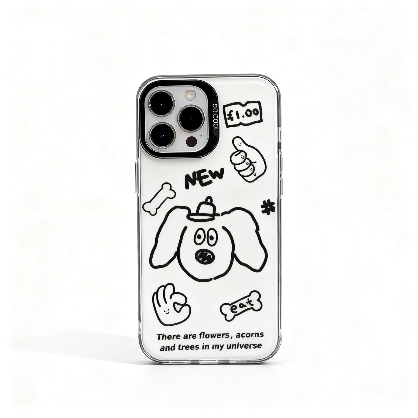 Cute Cartoon Dog Design Shockproof Phone Case for iPhone