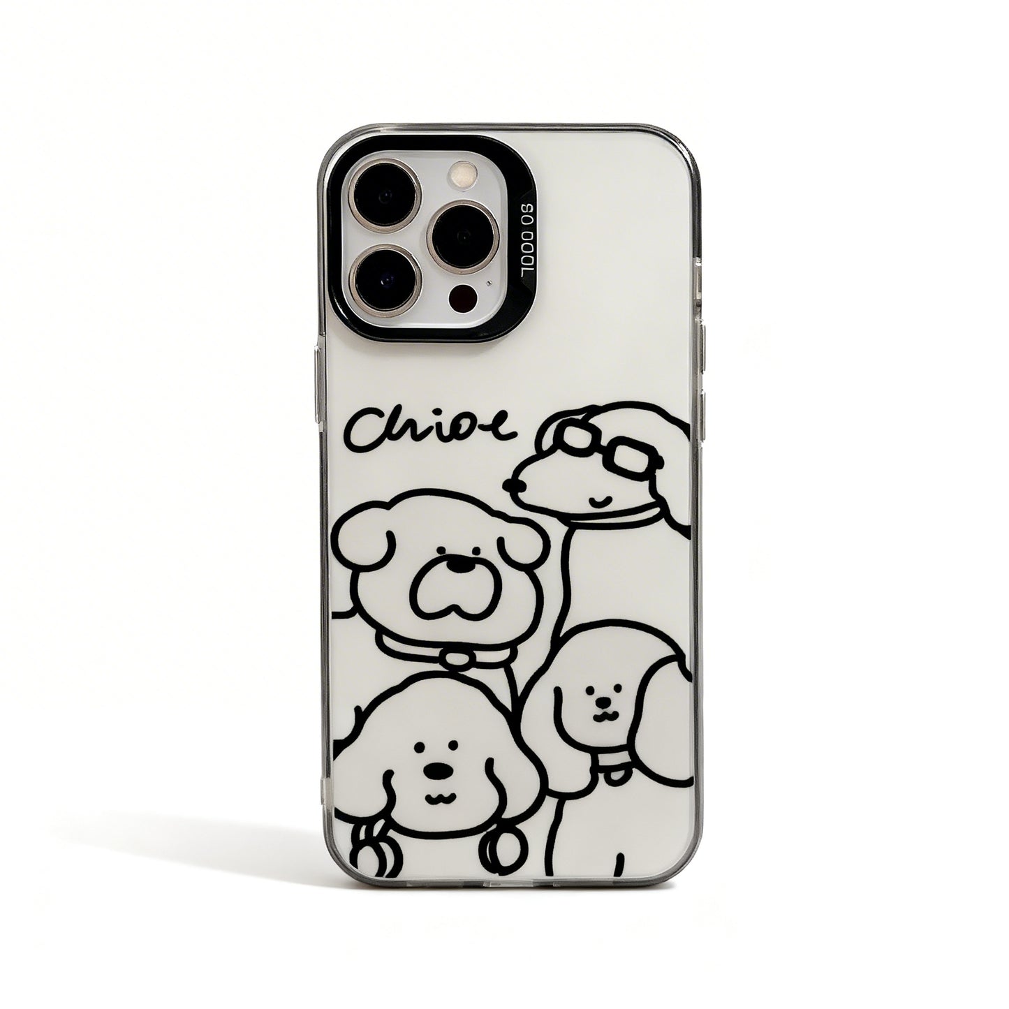 Cute Cartoon Dog Design Shockproof Phone Case for iPhone