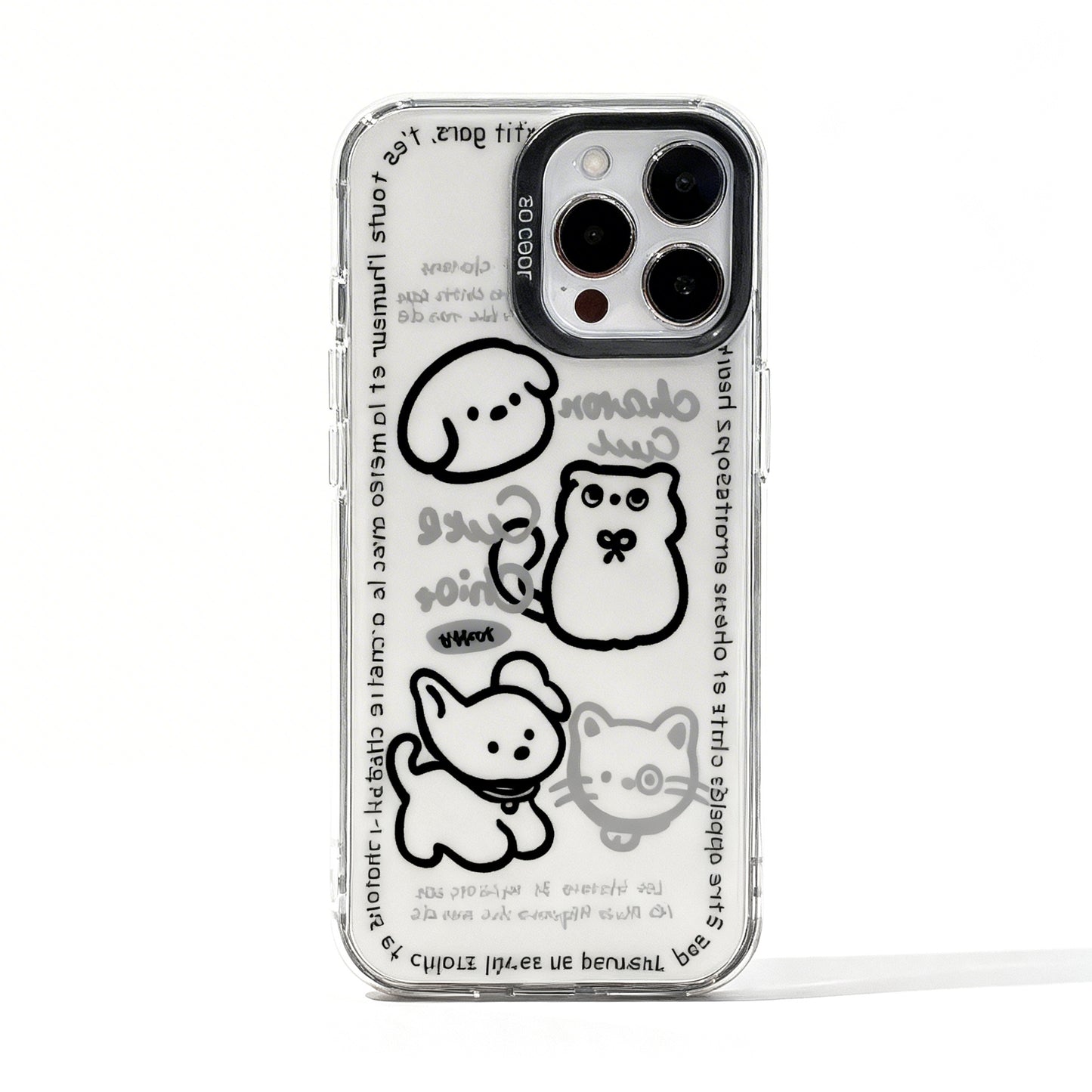 Cute Cartoon Dog Design Shockproof Phone Case for iPhone