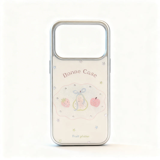 Pastel Pink Guava Fruit Soft Phone Case for iPhone