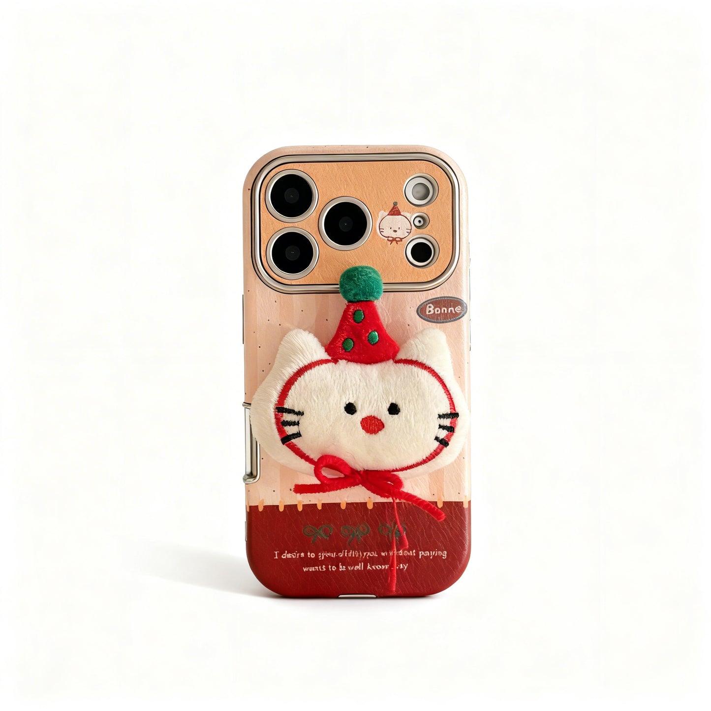 Cute Plush Animal Design Soft Phone Case for iPhone