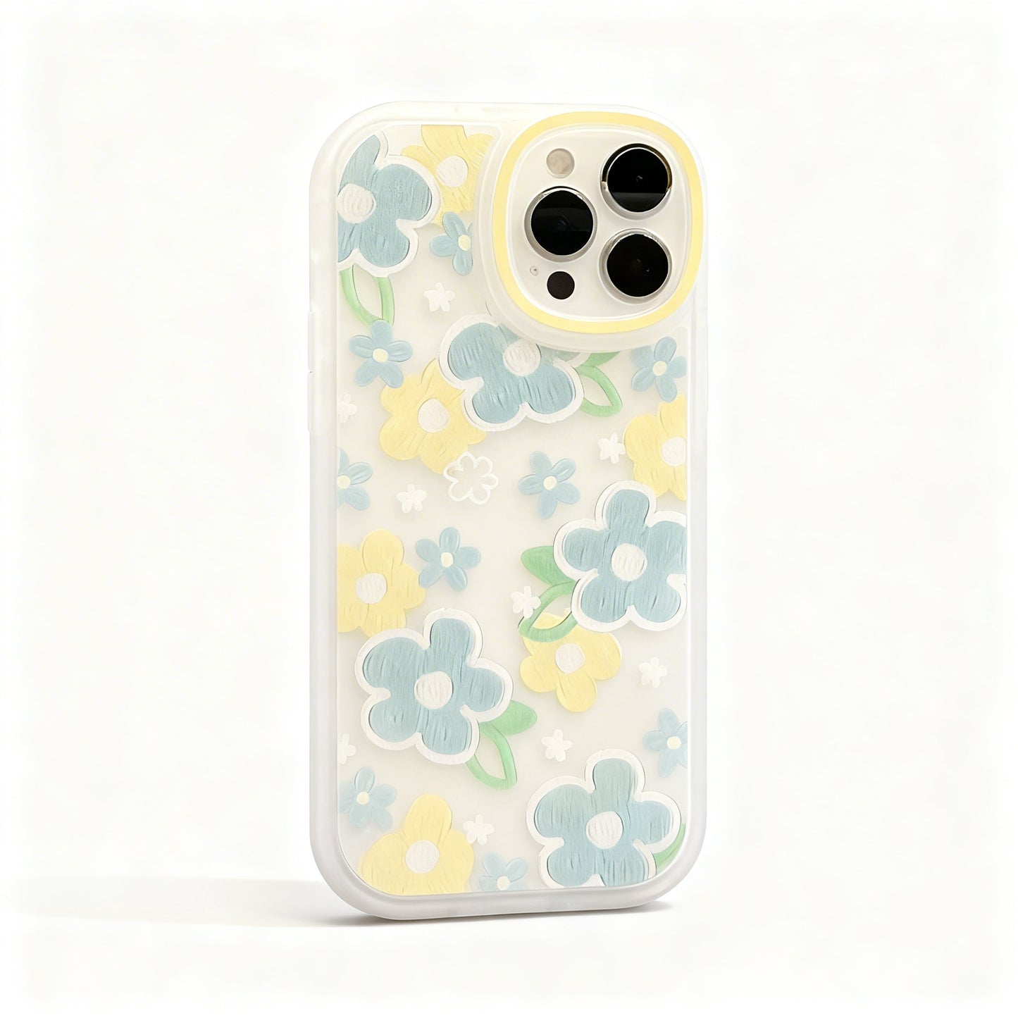 Pink Strawberry Floral Soft Phone Case for iPhone