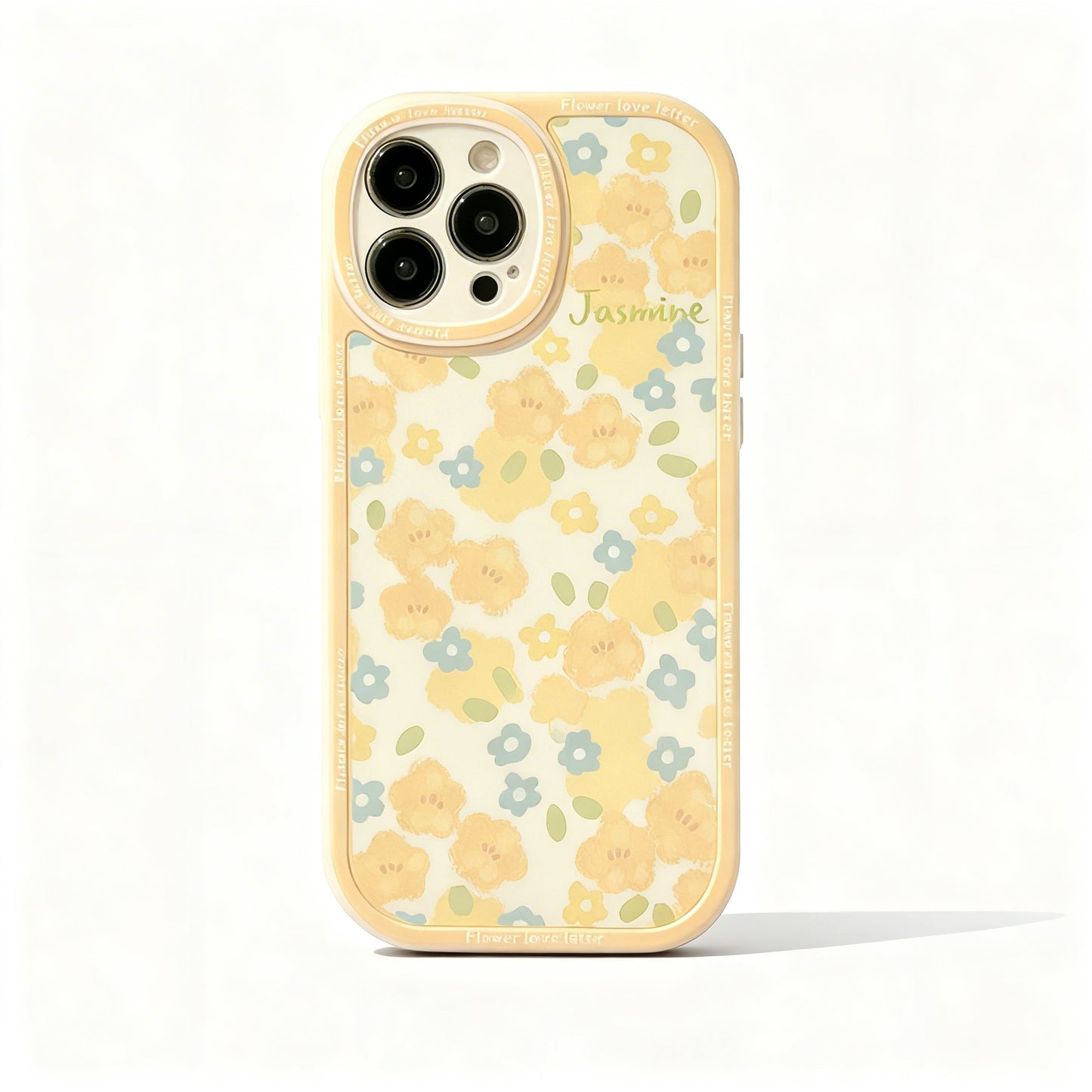 Pink Strawberry Floral Soft Phone Case for iPhone