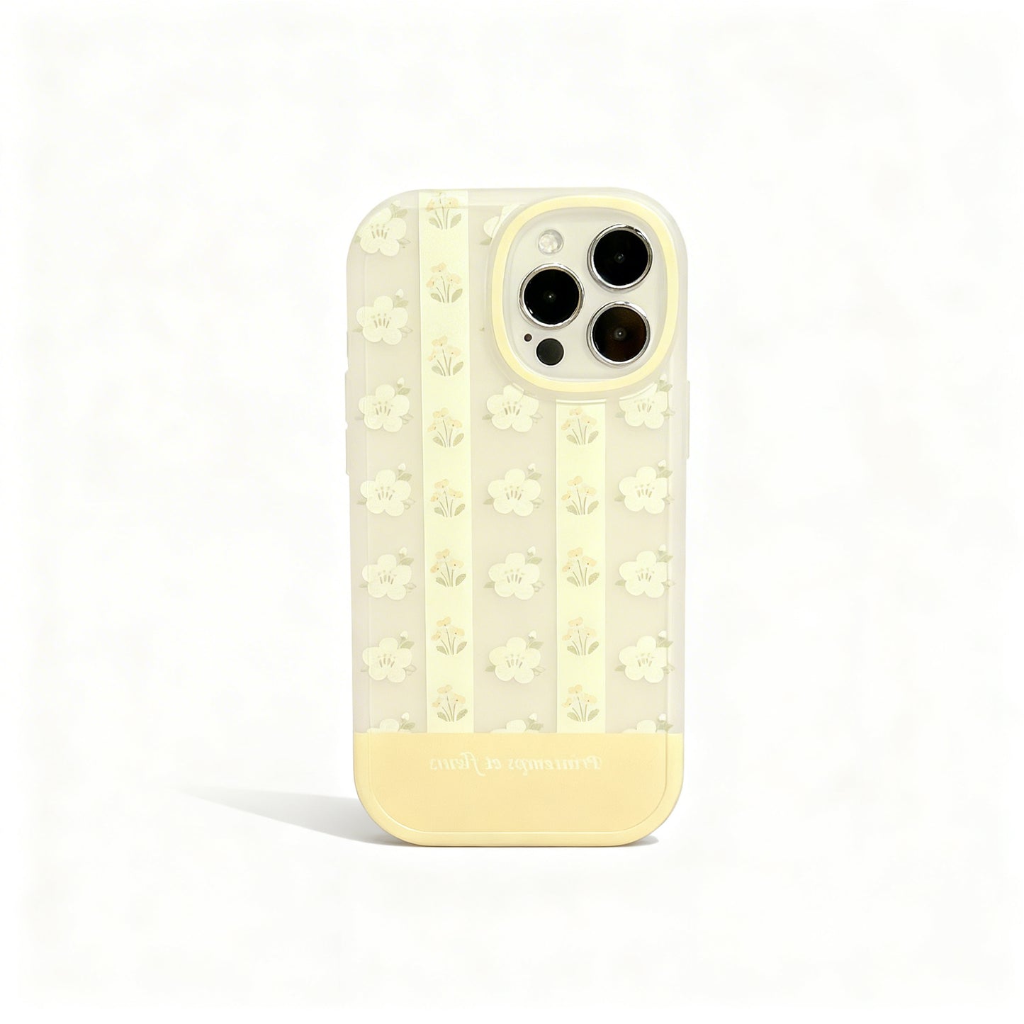 Pink Strawberry Floral Soft Phone Case for iPhone