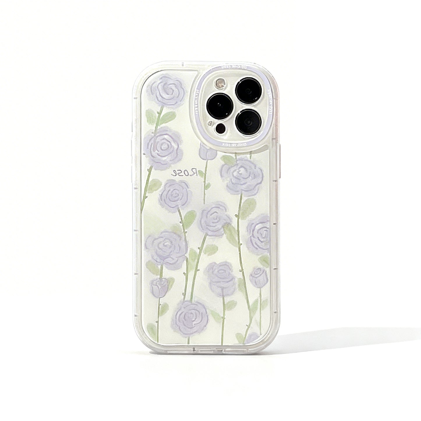 Pink Strawberry Floral Soft Phone Case for iPhone