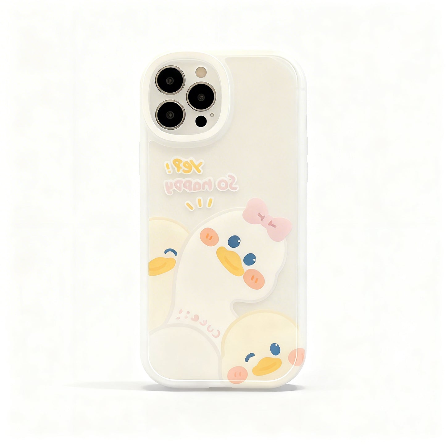 Pink Strawberry Floral Soft Phone Case for iPhone