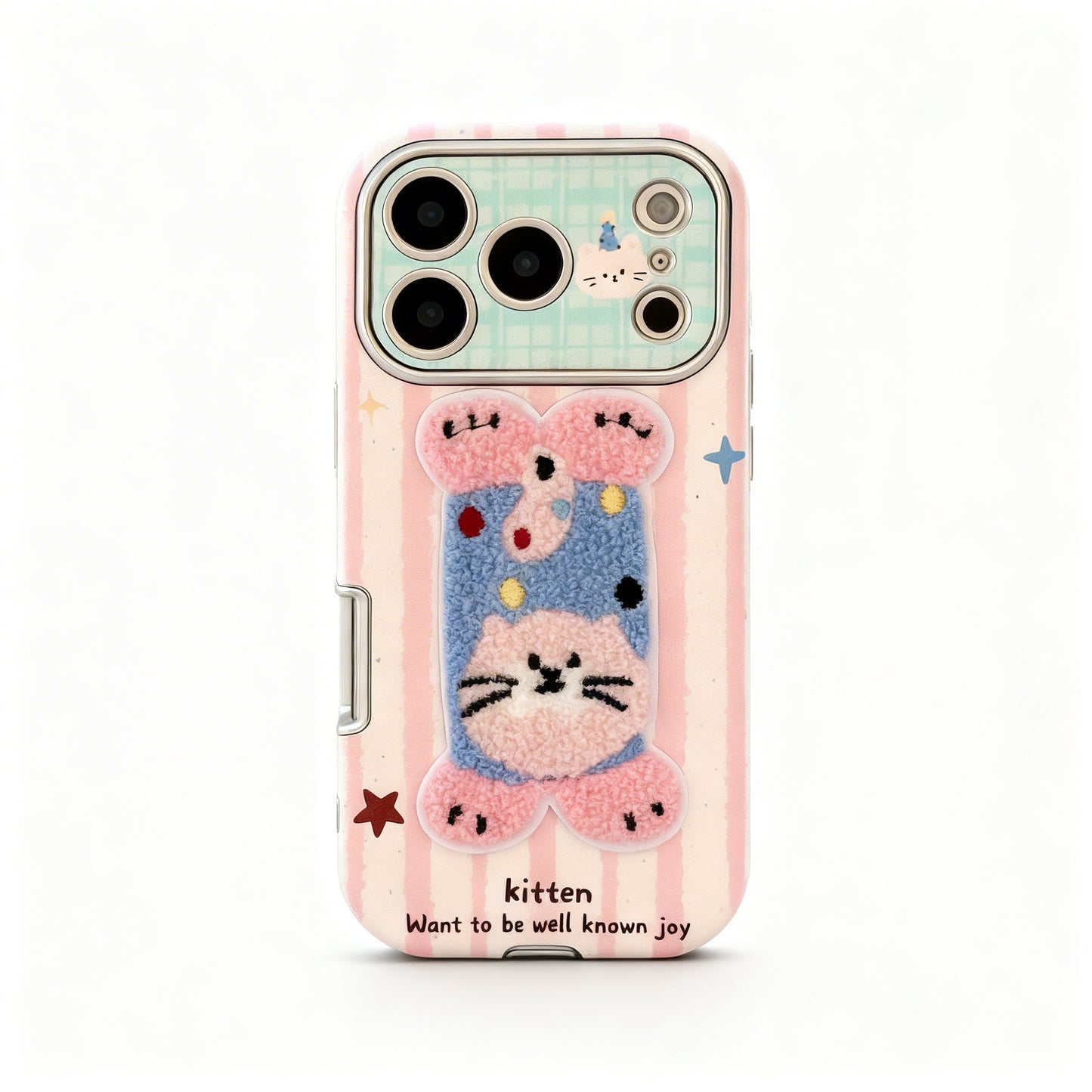 Cute Plush Cartoon Animal Phone Case for iPhone