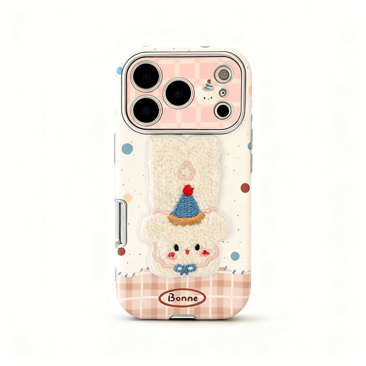 Cute Plush Cartoon Animal Phone Case for iPhone