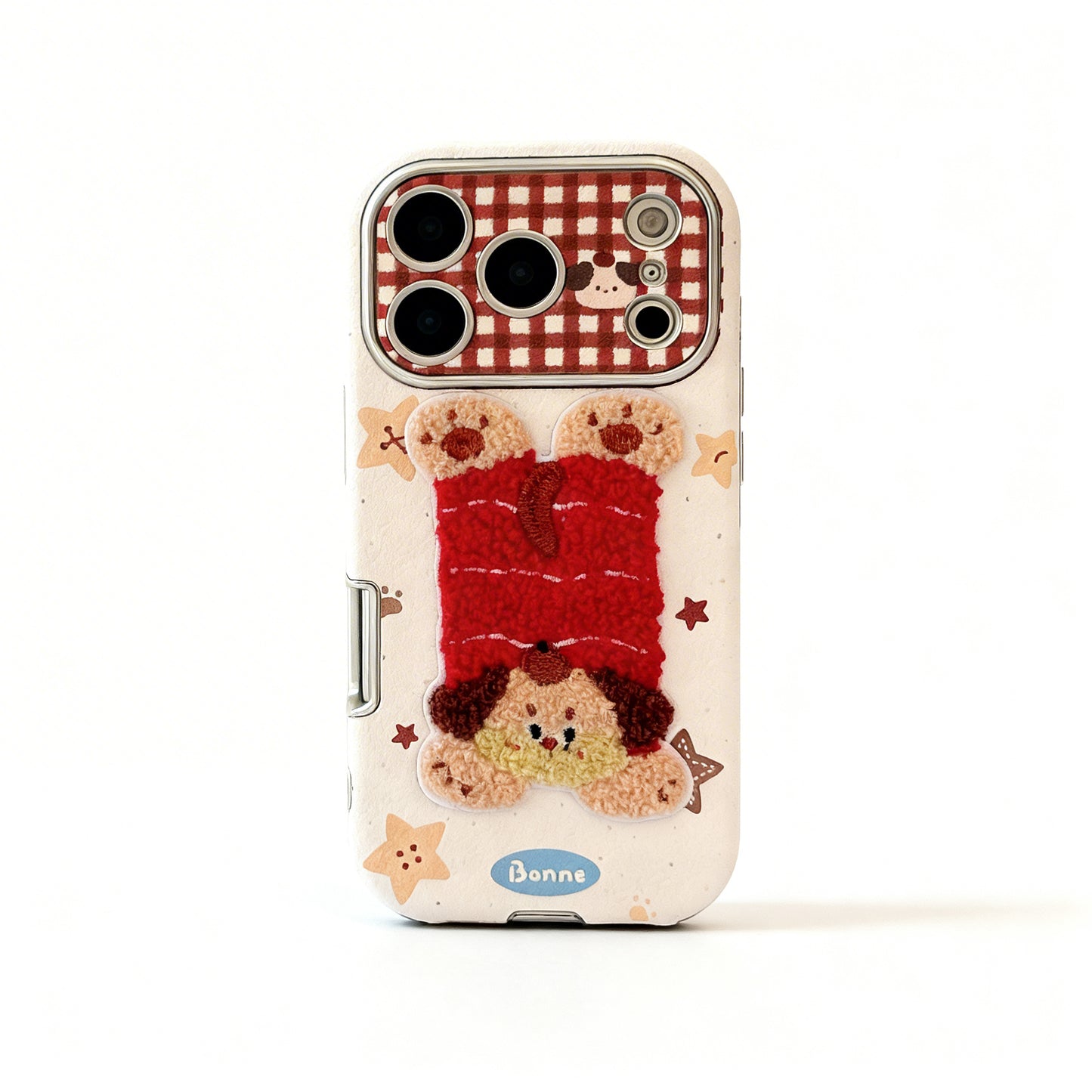 Cute Plush Cartoon Animal Phone Case for iPhone
