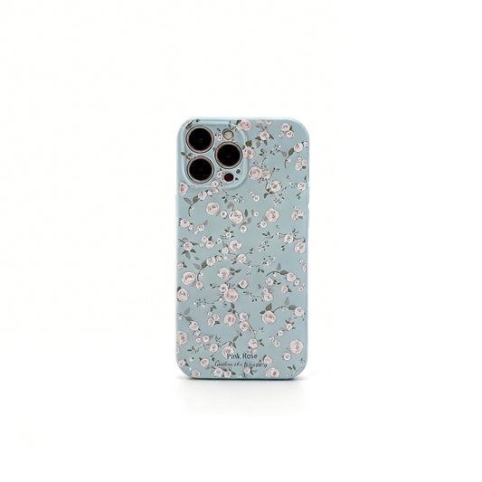 Korean Style Vintage Floral Soft Phone Case for iPhone