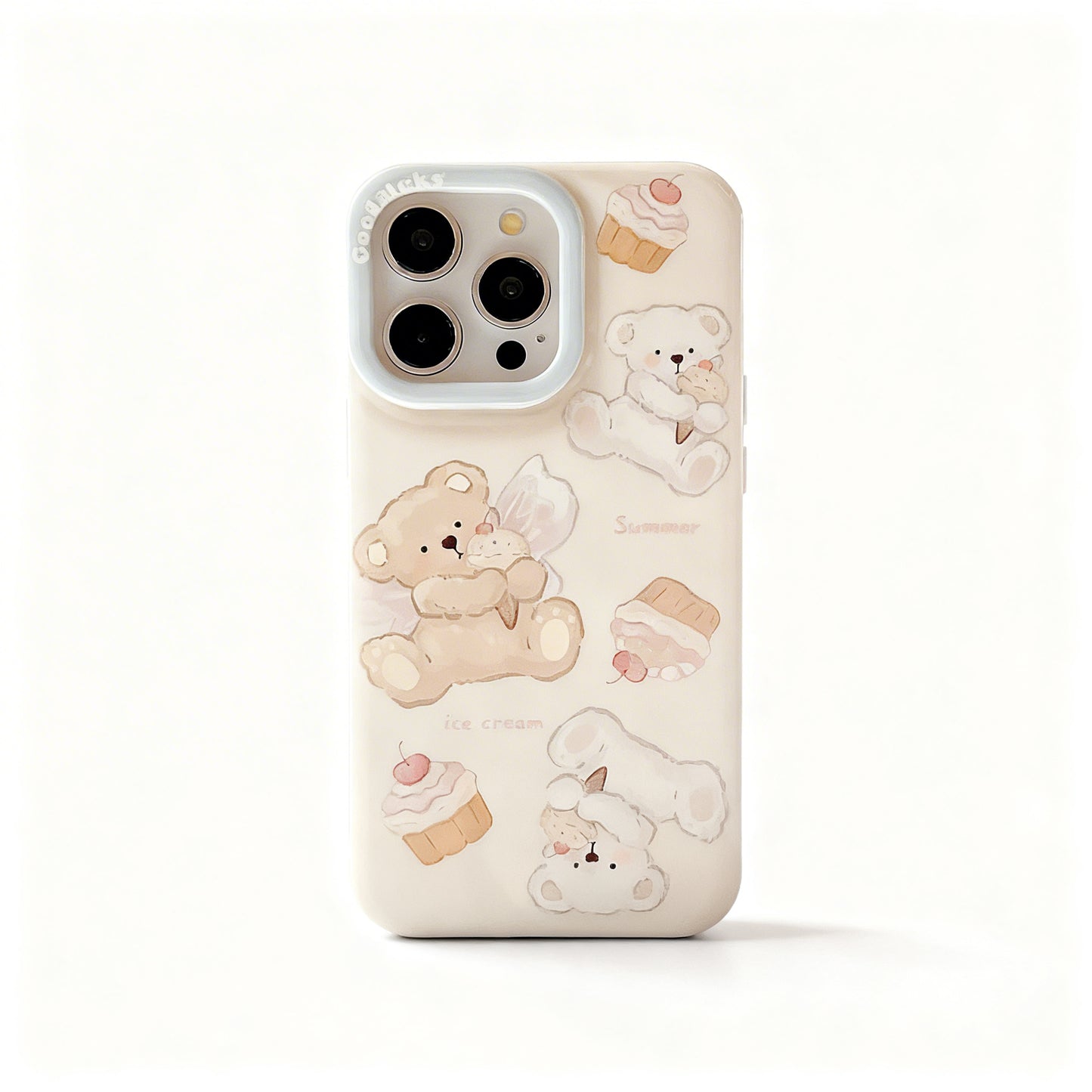 Cute Animal Dessert Soft Silicone Phone Case for iPhone