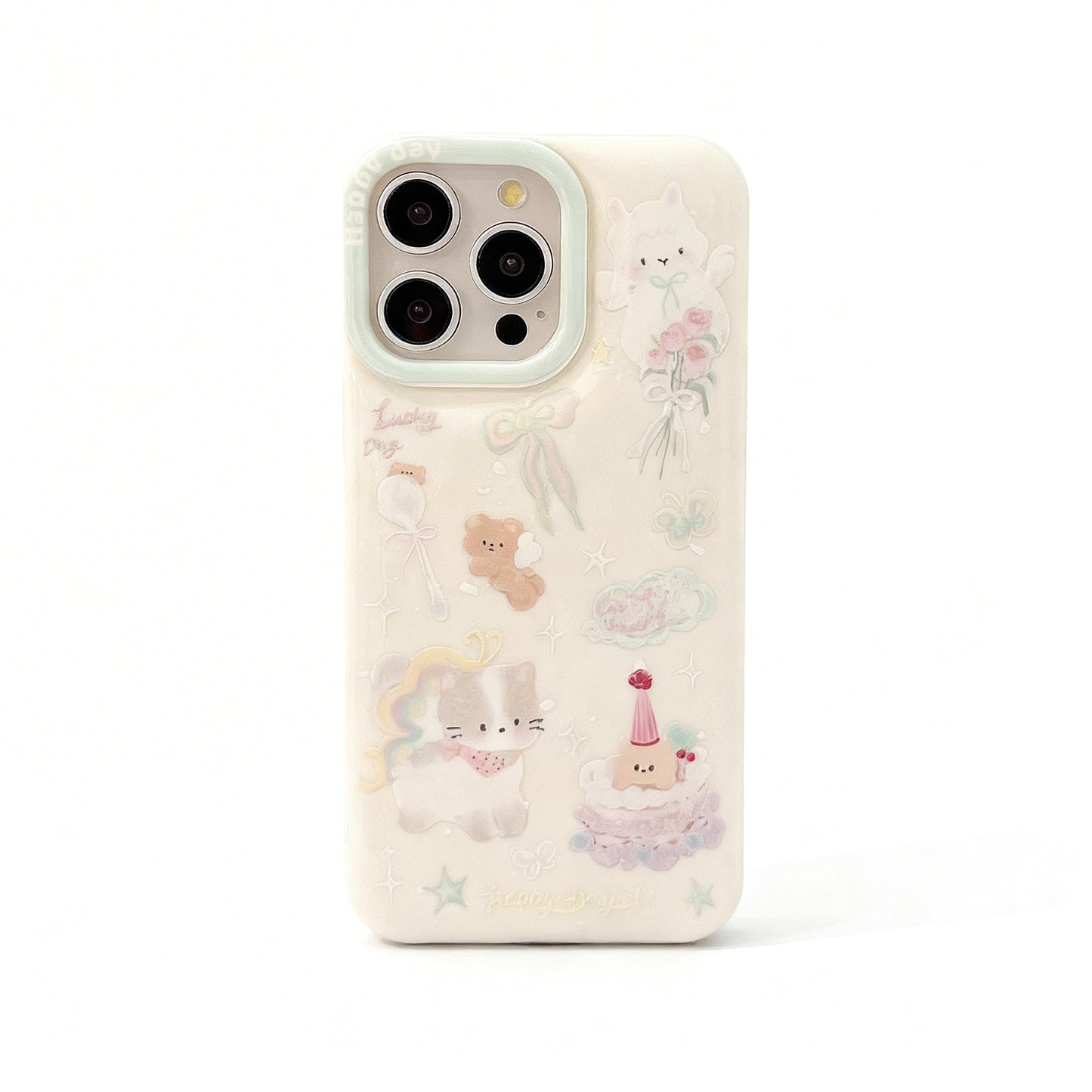 Cute Animal Dessert Soft Silicone Phone Case for iPhone