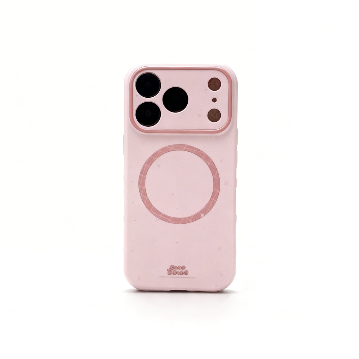 Cute Pink Bear Magnetic Stand Phone Case for iPhone