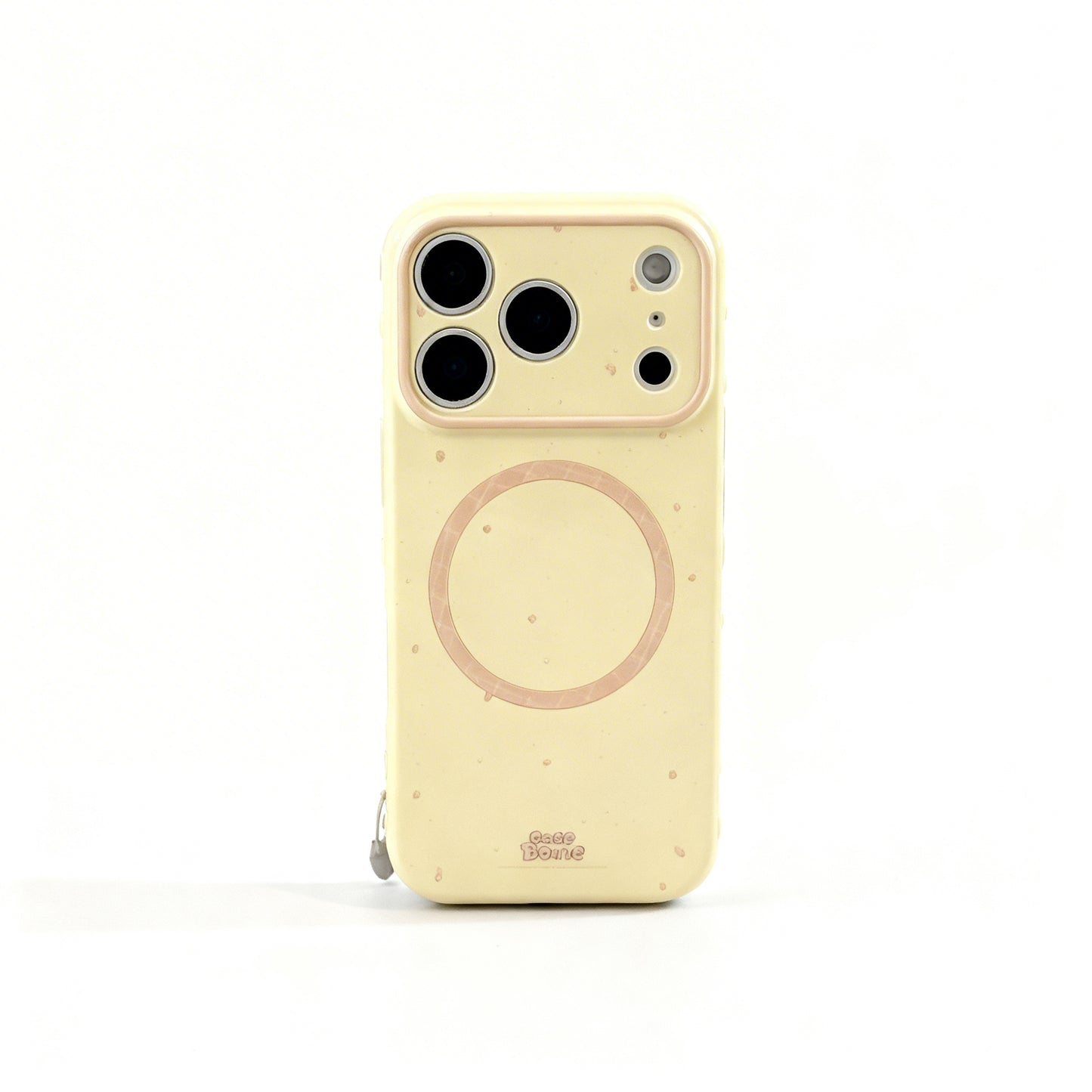 Cute Pink Bear Magnetic Stand Phone Case for iPhone