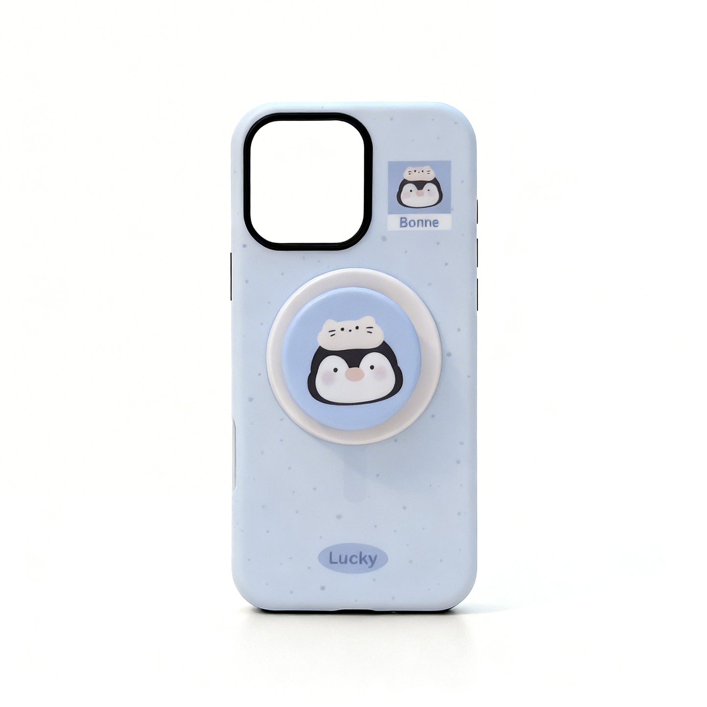 Cute Animal Magnetic Stand Phone Case for iPhone