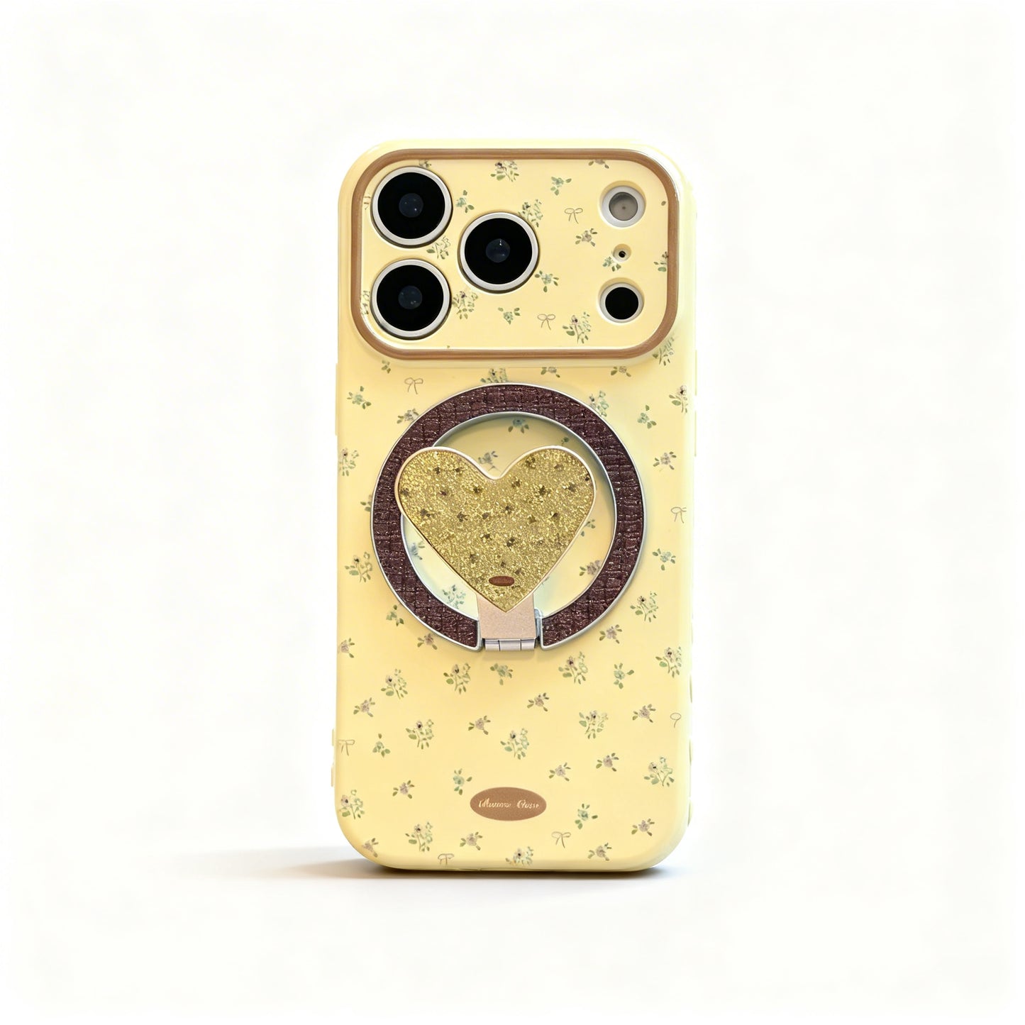 Pink Floral Soft Magnetic Phone Case for iPhone