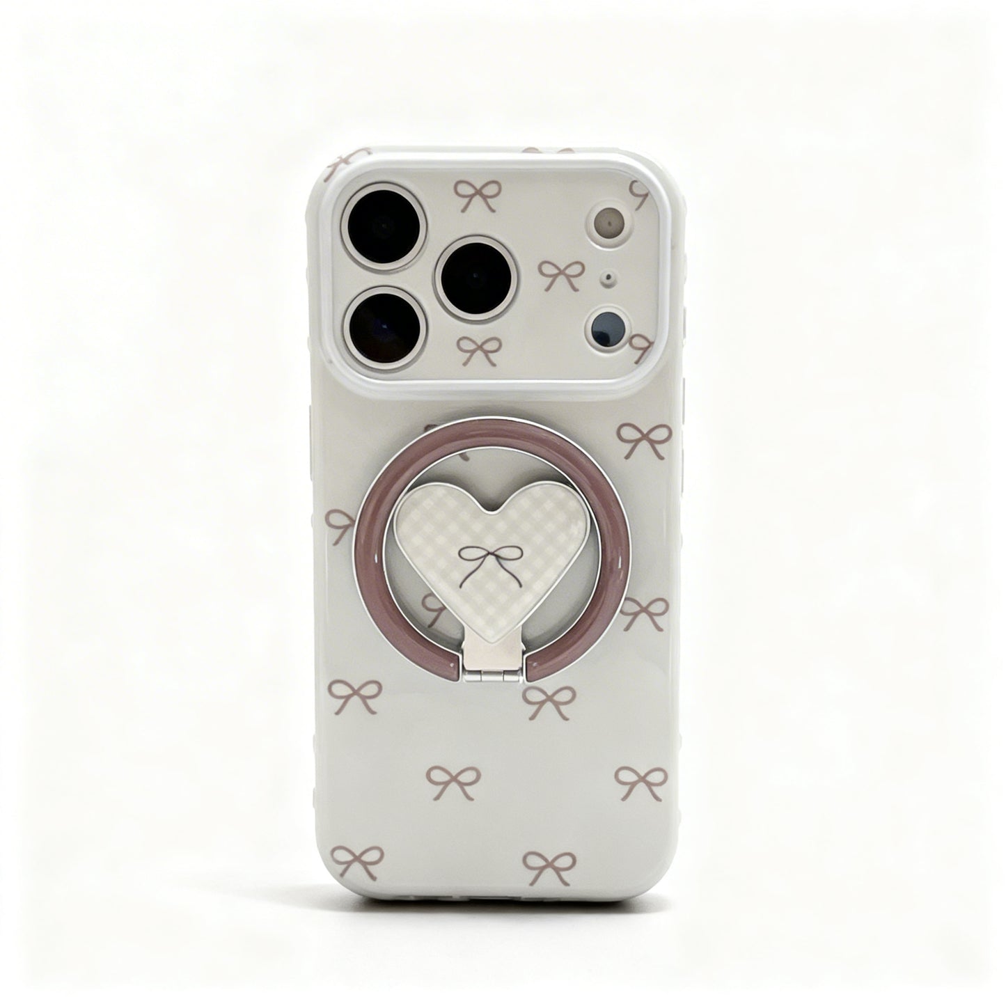 Blue Butterfly Bow Soft Magnetic Phone Case for iPhone