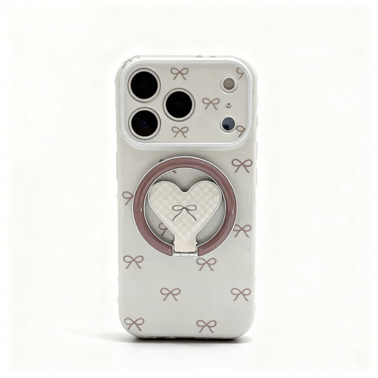 Blue Butterfly Bow Soft Magnetic Phone Case for iPhone