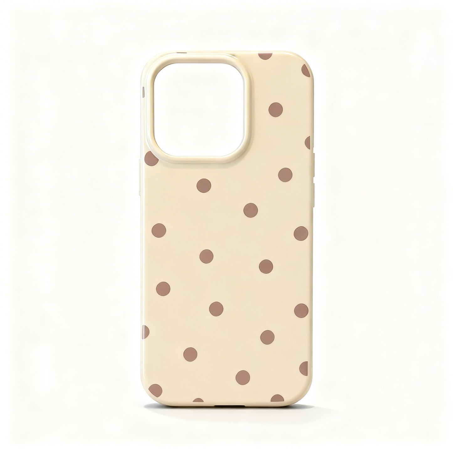 Vintage Polka Dot Soft Phone Case for iPhone