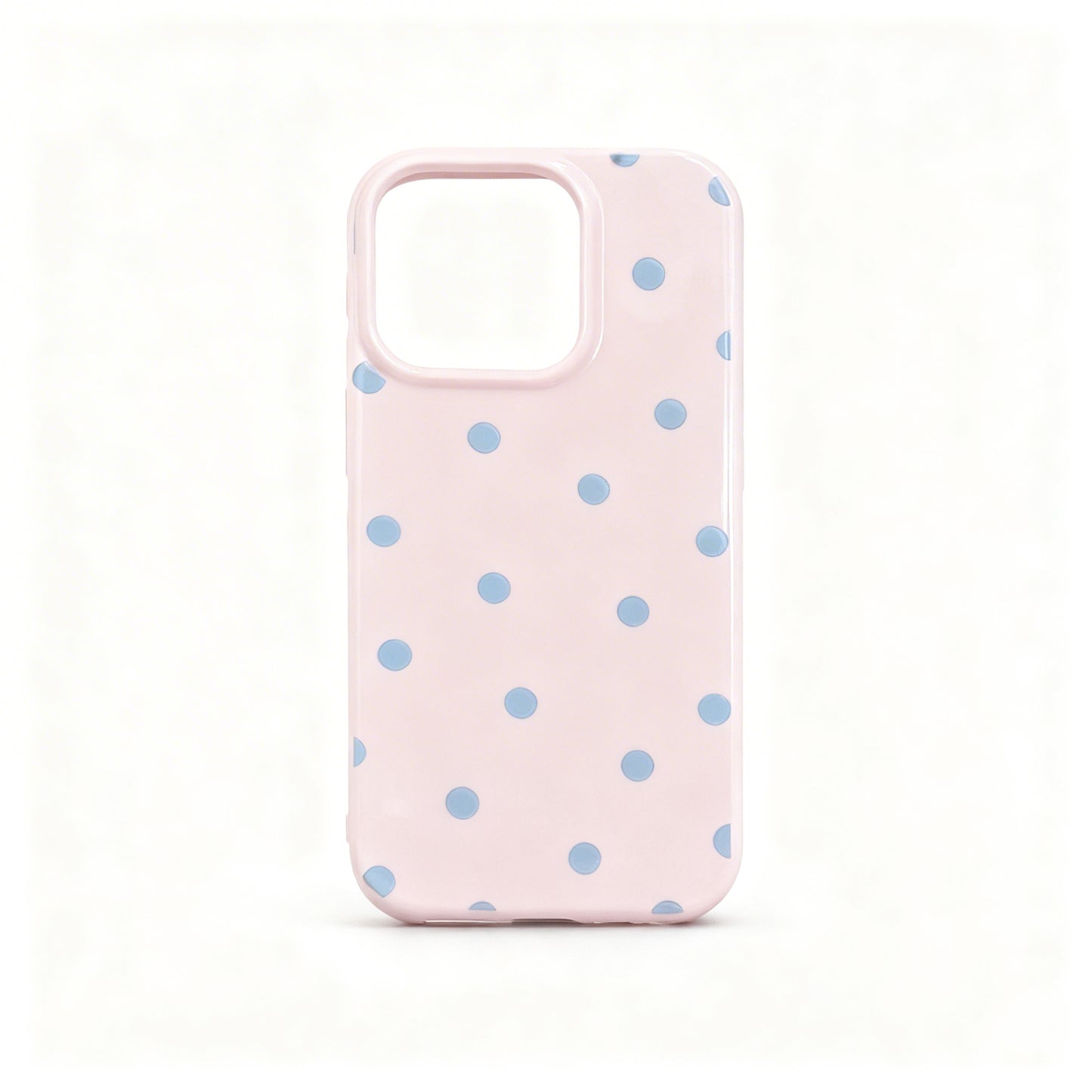 Vintage Polka Dot Soft Phone Case for iPhone