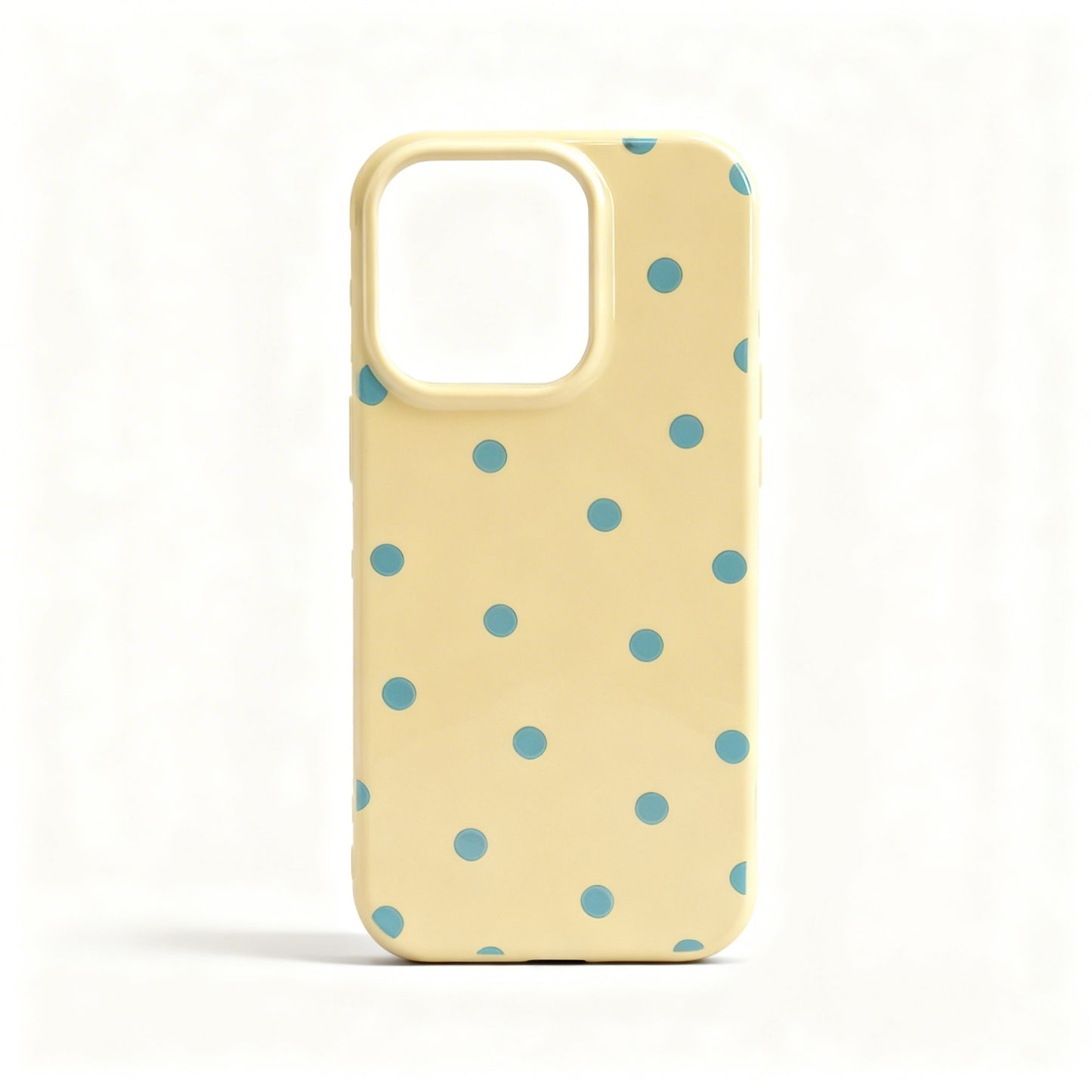 Vintage Polka Dot Soft Phone Case for iPhone