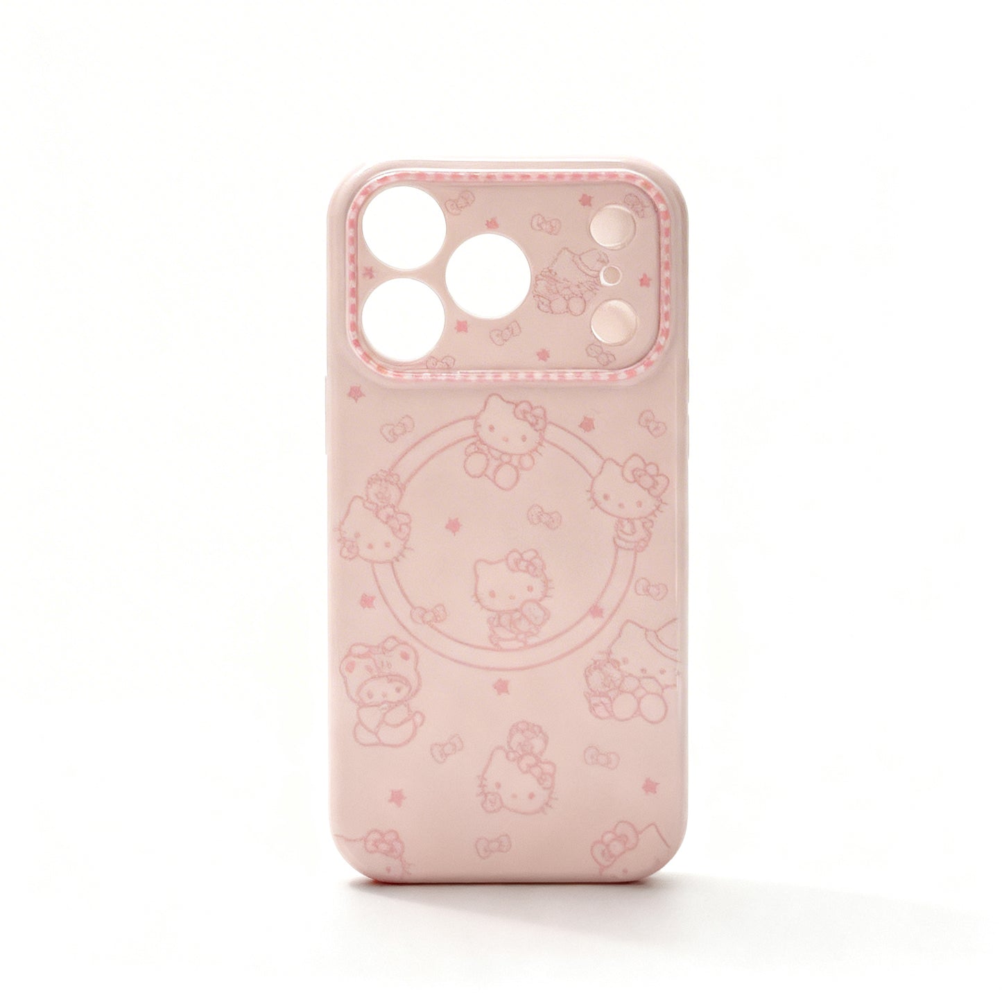 Cute Cat Line Art Soft Phone Case for iPhone