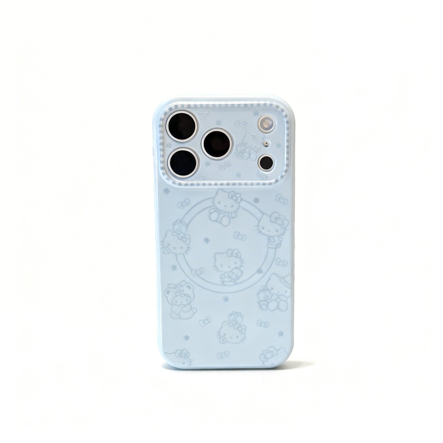 Cute Cat Line Art Soft Phone Case for iPhone