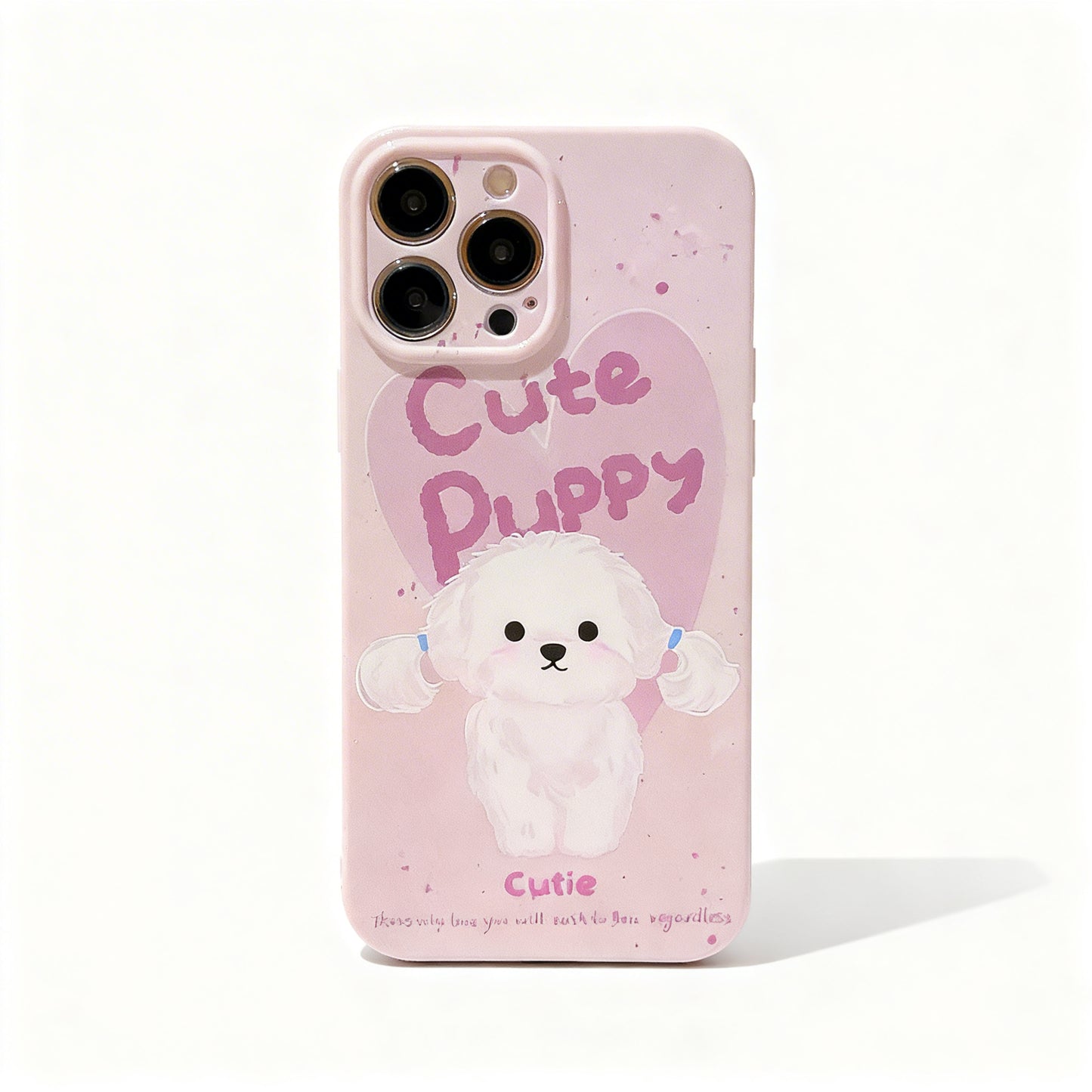 Cute Dog Doodle Soft Phone Case for iPhone