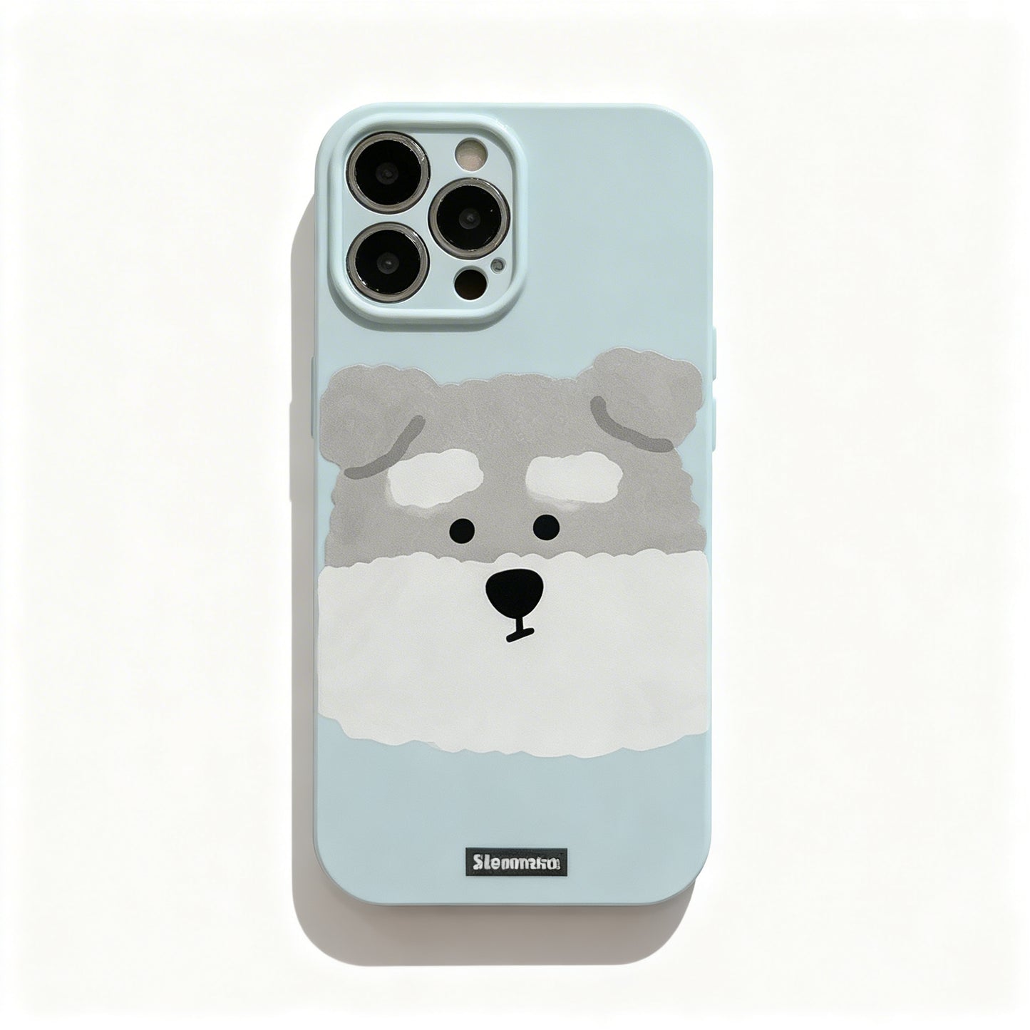 Cute Dog Doodle Soft Phone Case for iPhone