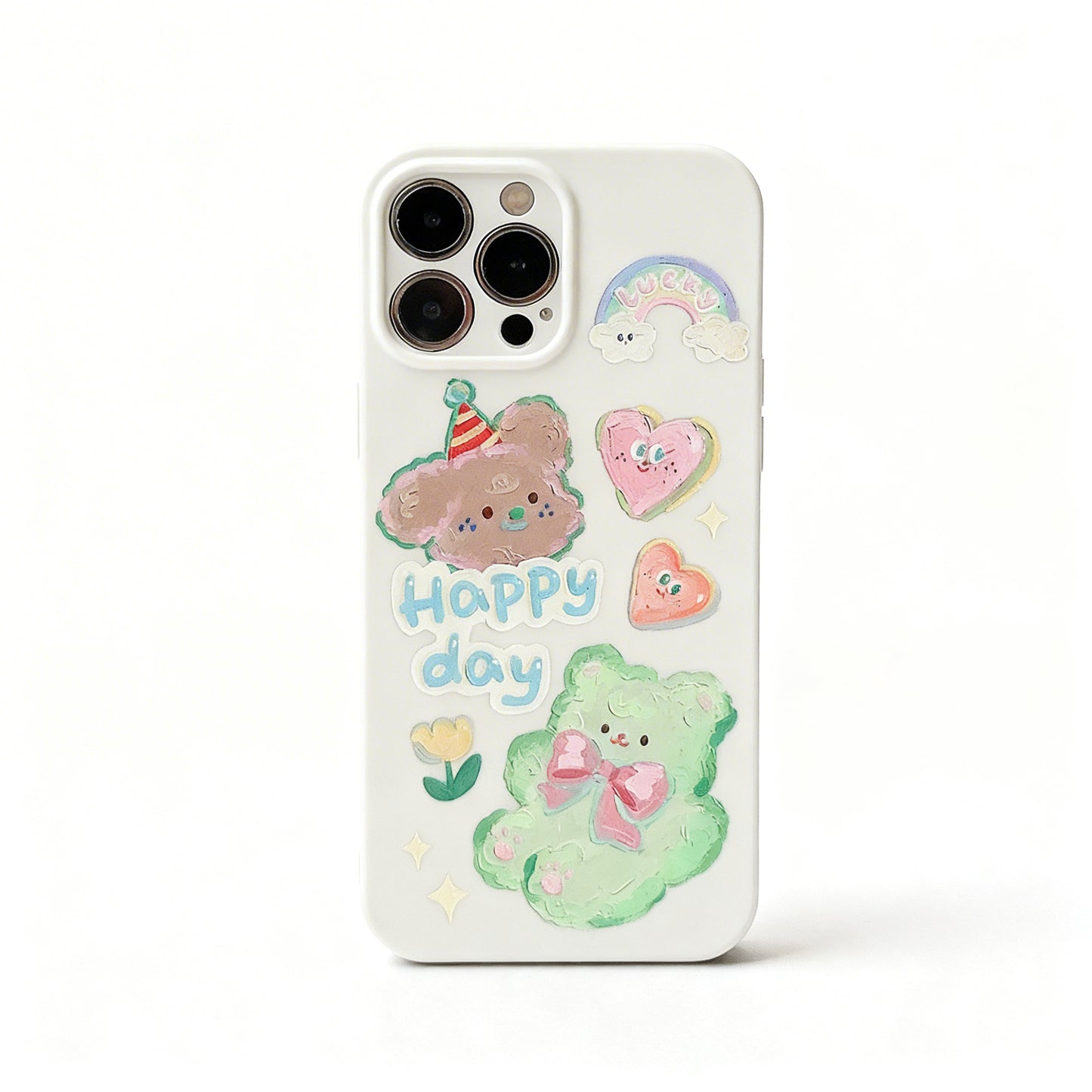 Cute Dog Doodle Soft Phone Case for iPhone