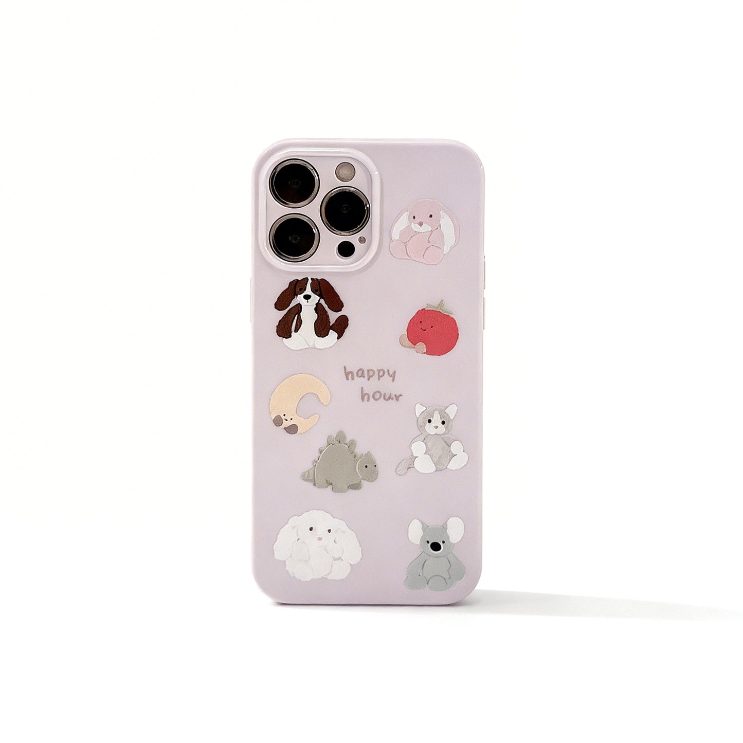 Cute Dog Doodle Soft Phone Case for iPhone