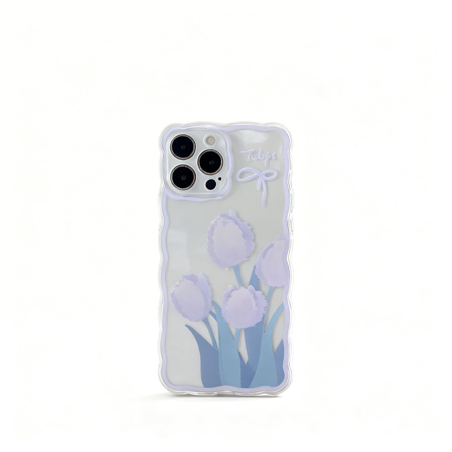 Pink Floral Soft Phone Case for iPhone