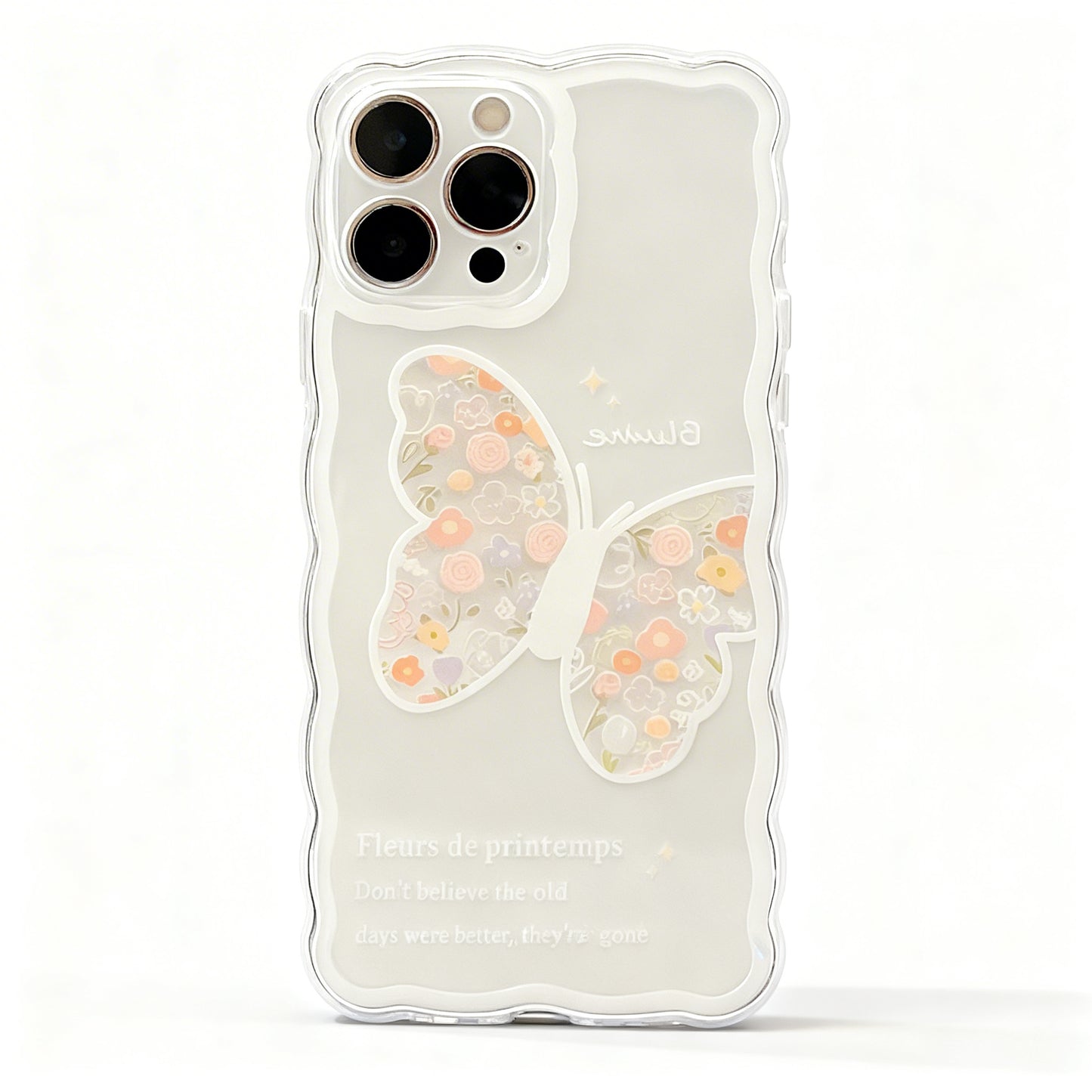 Pink Floral Soft Phone Case for iPhone