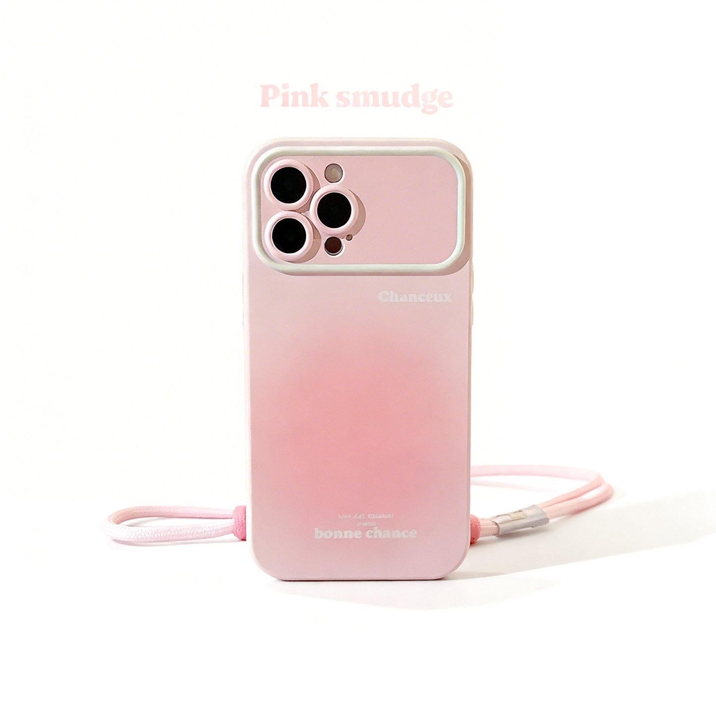 Pink Gradient Cute Soft Phone Case for iPhone