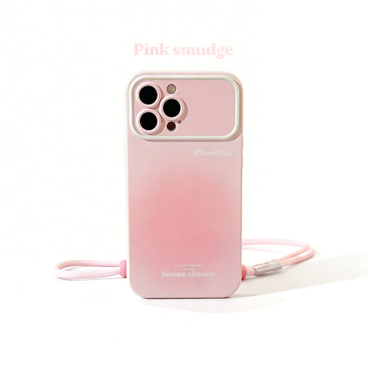Pink Gradient Cute Soft Phone Case for iPhone