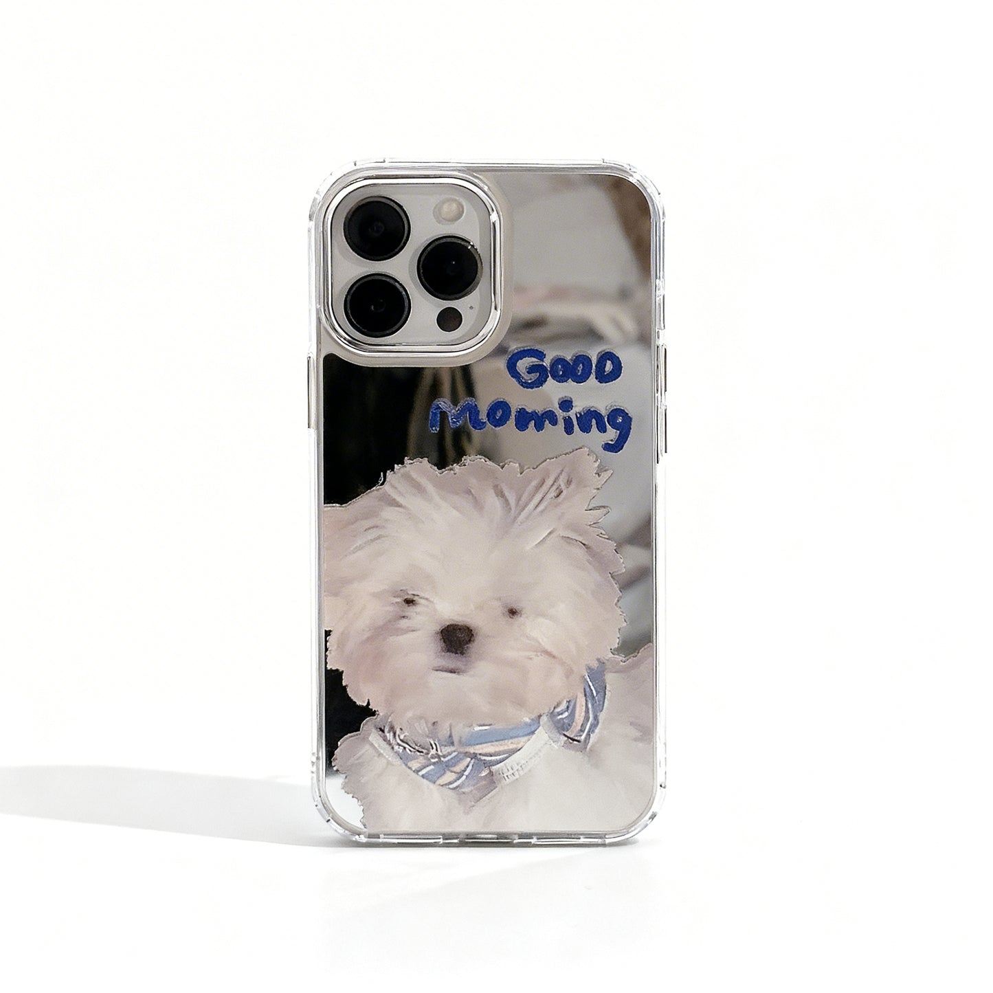 Minimalist Glossy Mirror Phone Case for iPhone