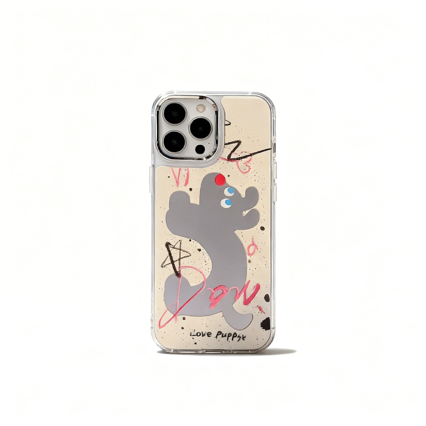 Minimalist Glossy Mirror Phone Case for iPhone