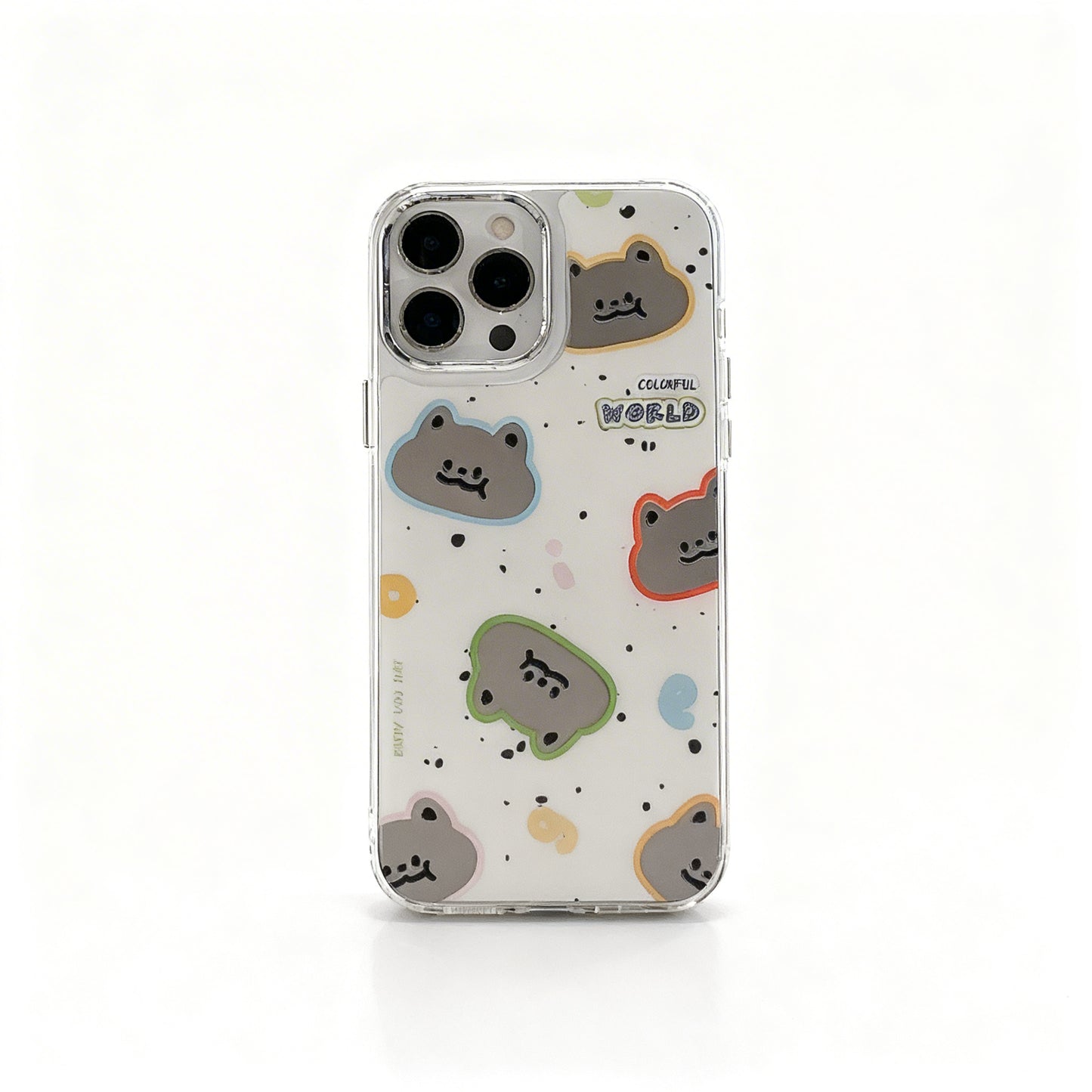 Minimalist Glossy Mirror Phone Case for iPhone