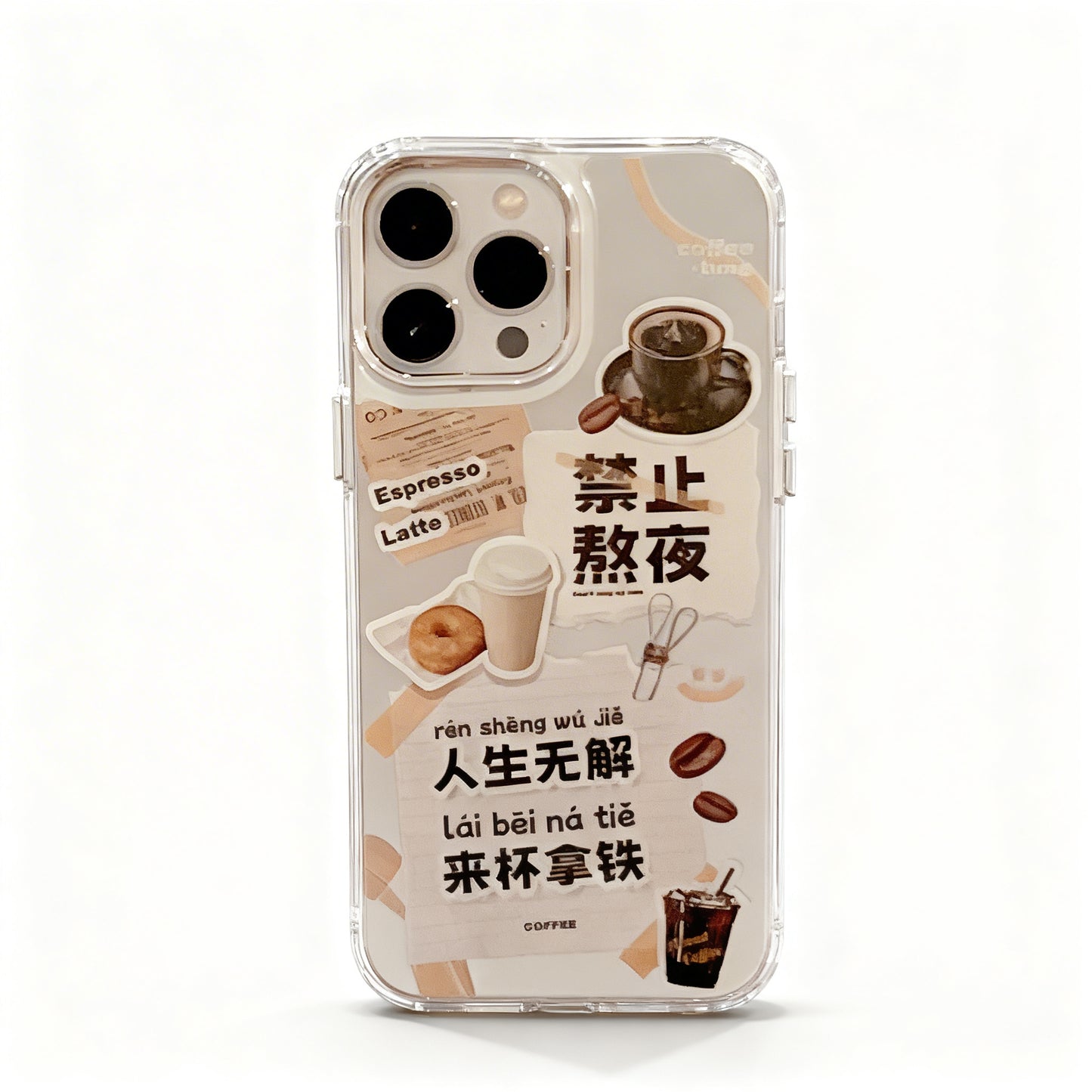 Minimalist Glossy Mirror Phone Case for iPhone