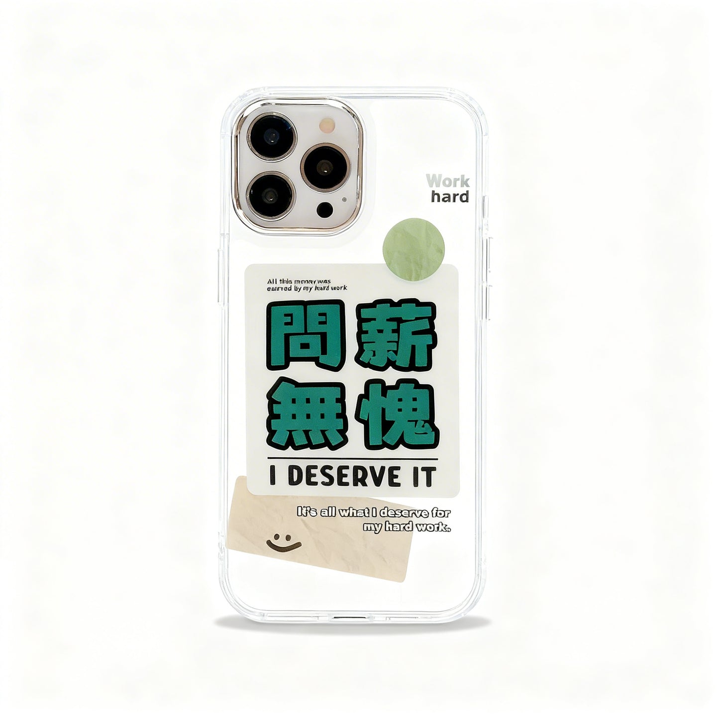 Minimalist Glossy Mirror Phone Case for iPhone