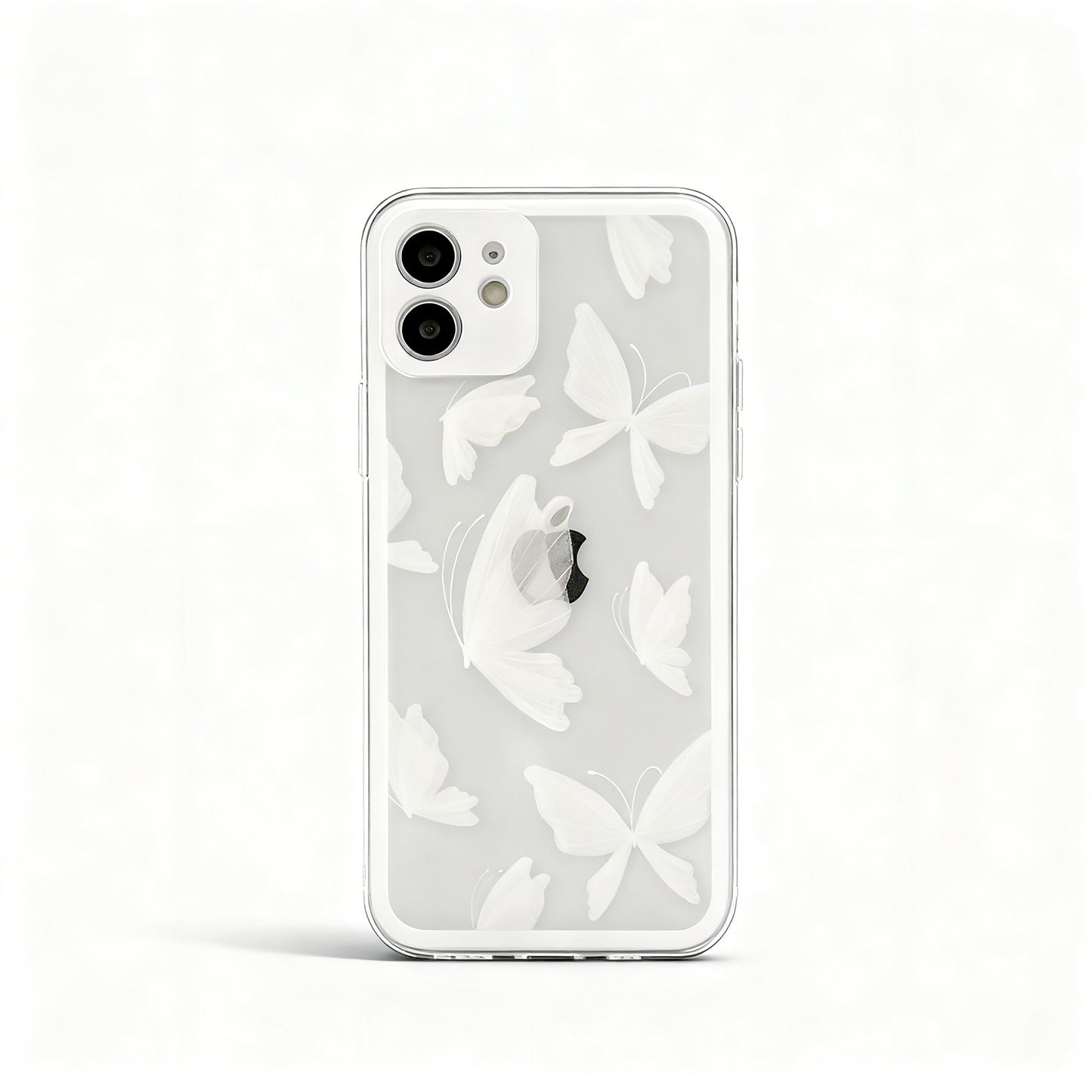 Korean Style Green Floral Soft Phone Case for iPhone