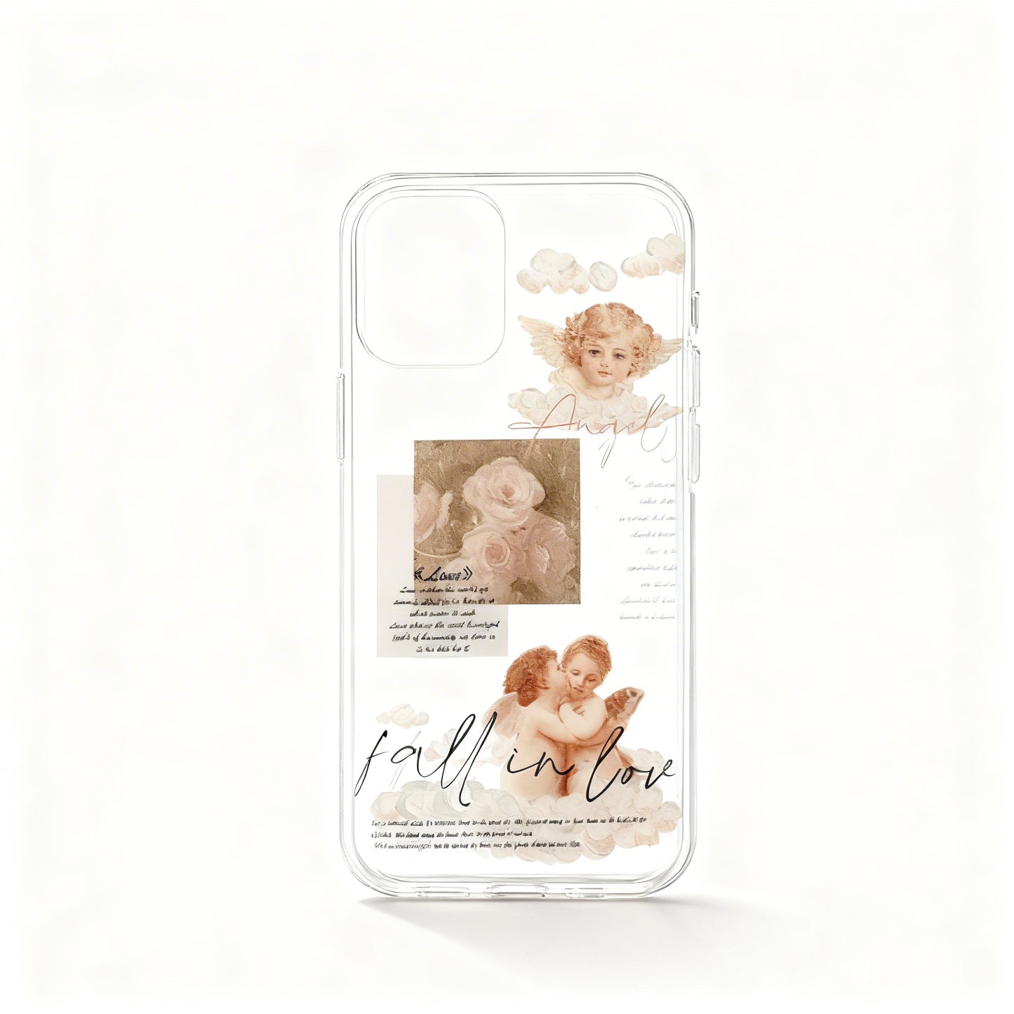 Korean Style Green Floral Soft Phone Case for iPhone